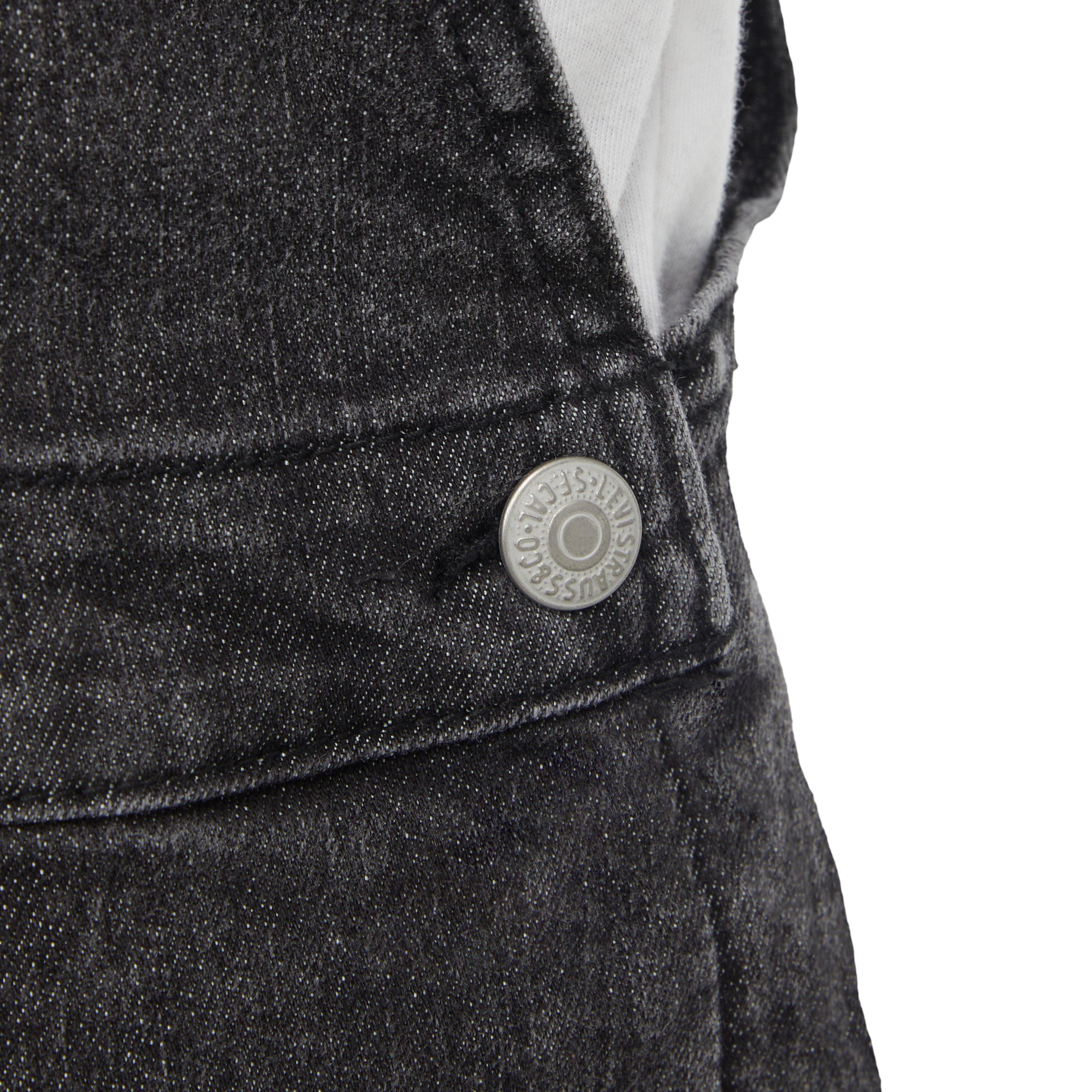 Levi's Toddler Boys' Lightweight Black Denim Overalls - BLACK Thumbnail View 5