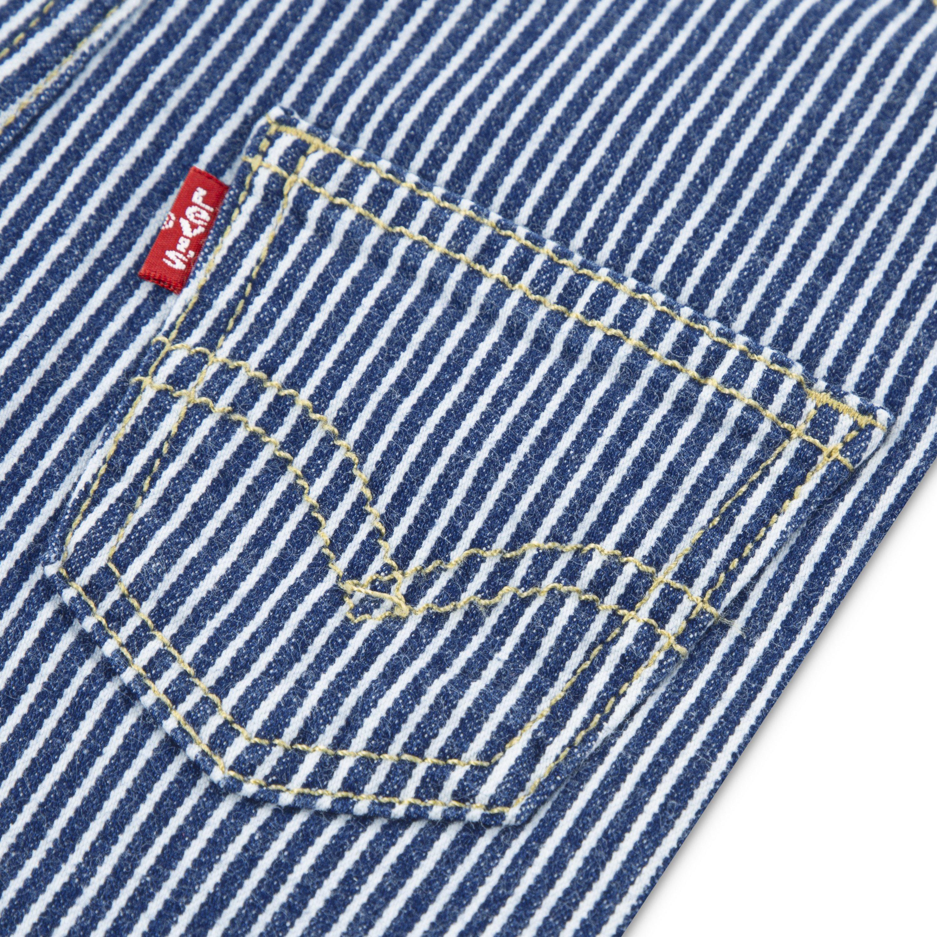 Levi's Railroad Stripe Infant Boys' Blue Overalls