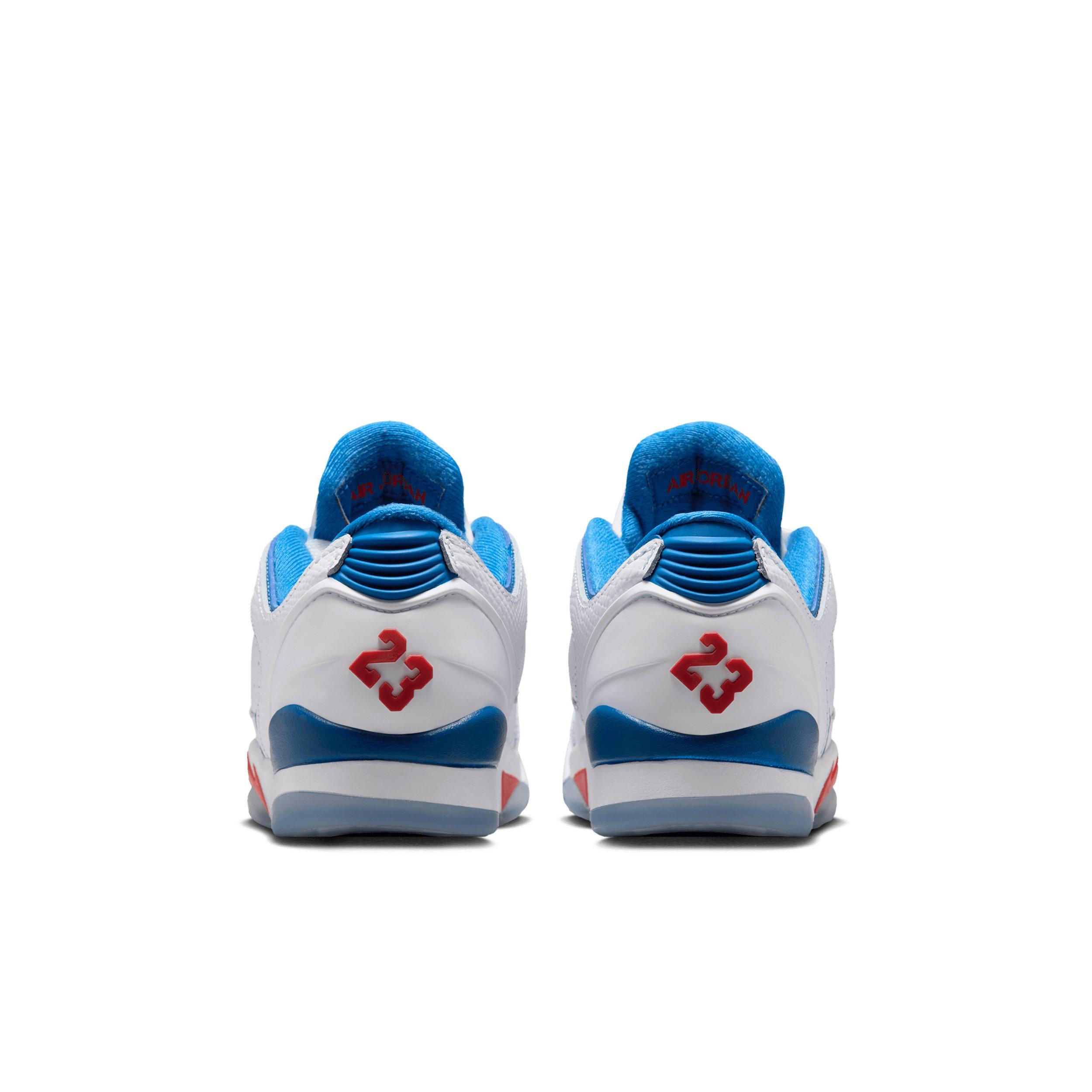 Jordan Sixty Plus Low "White/True Blue/Varsity Red" Grade School Boys' Shoe - WHITE/BLUE/RED Thumbnail View 5