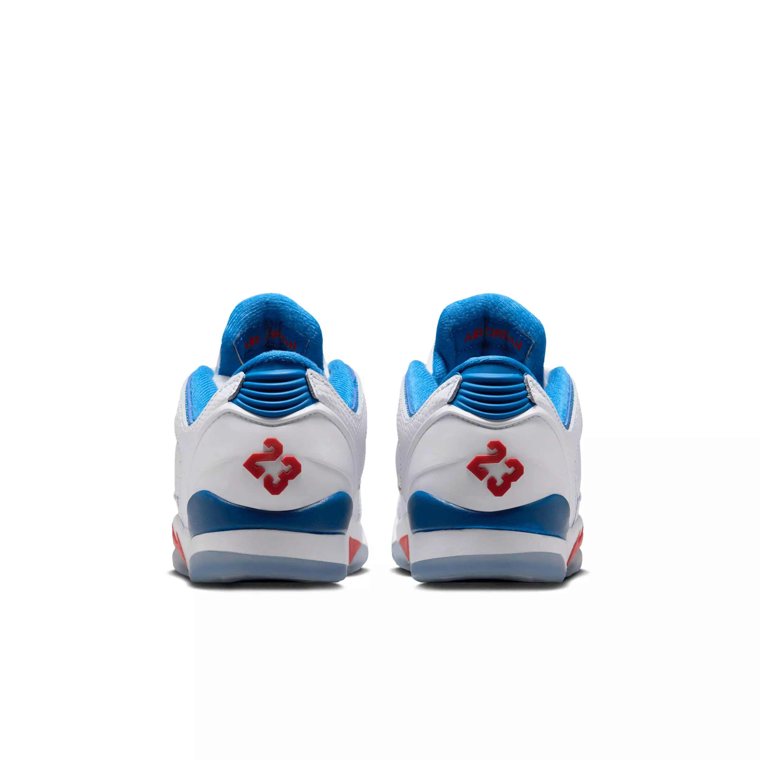 Jordan Sixty Plus Low "White/True Blue/Varsity Red" Grade School Boys' Shoe - WHITE/BLUE/RED