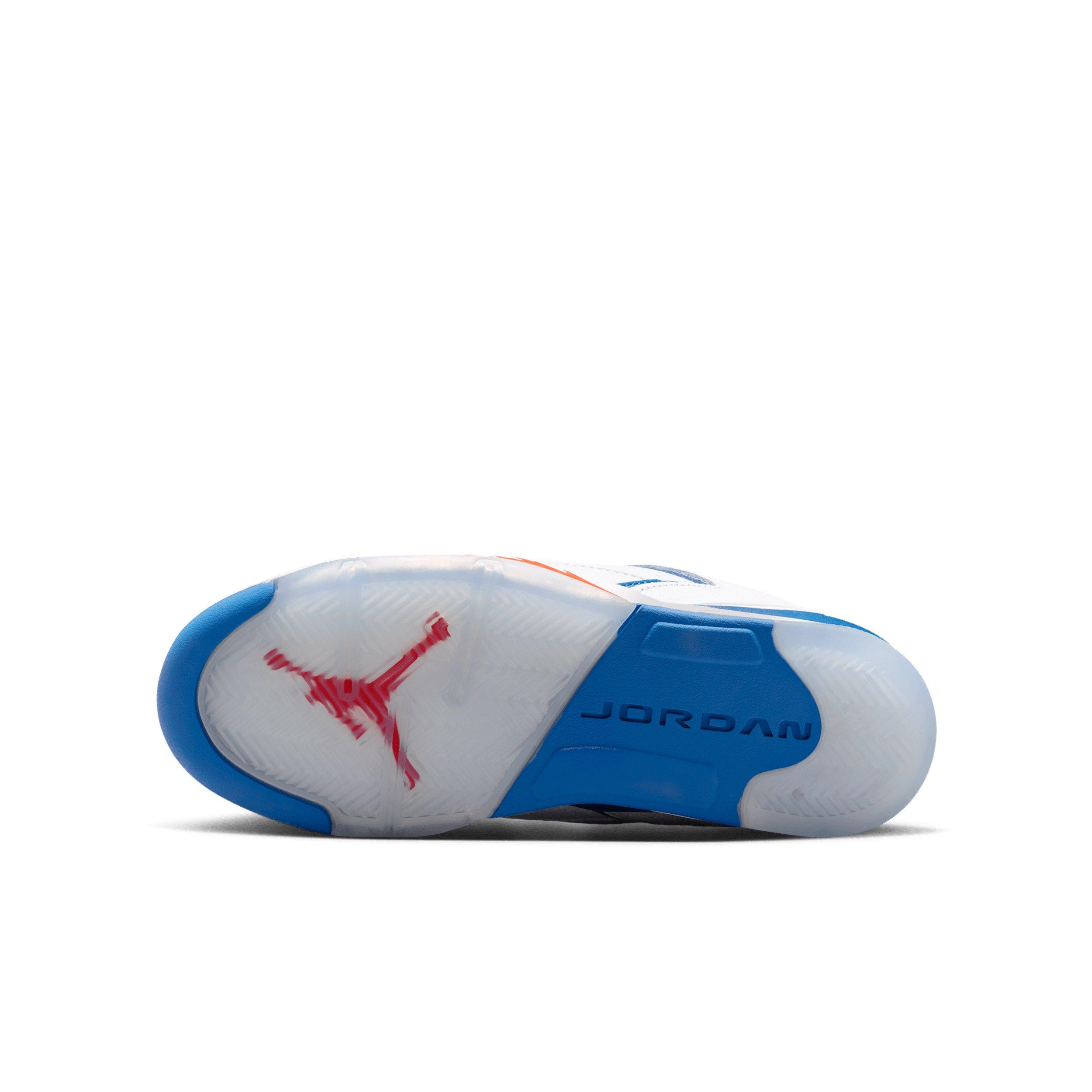 Jordan Sixty Plus Low "White/True Blue/Varsity Red" Grade School Boys' Shoe - WHITE/BLUE/RED Thumbnail View 6