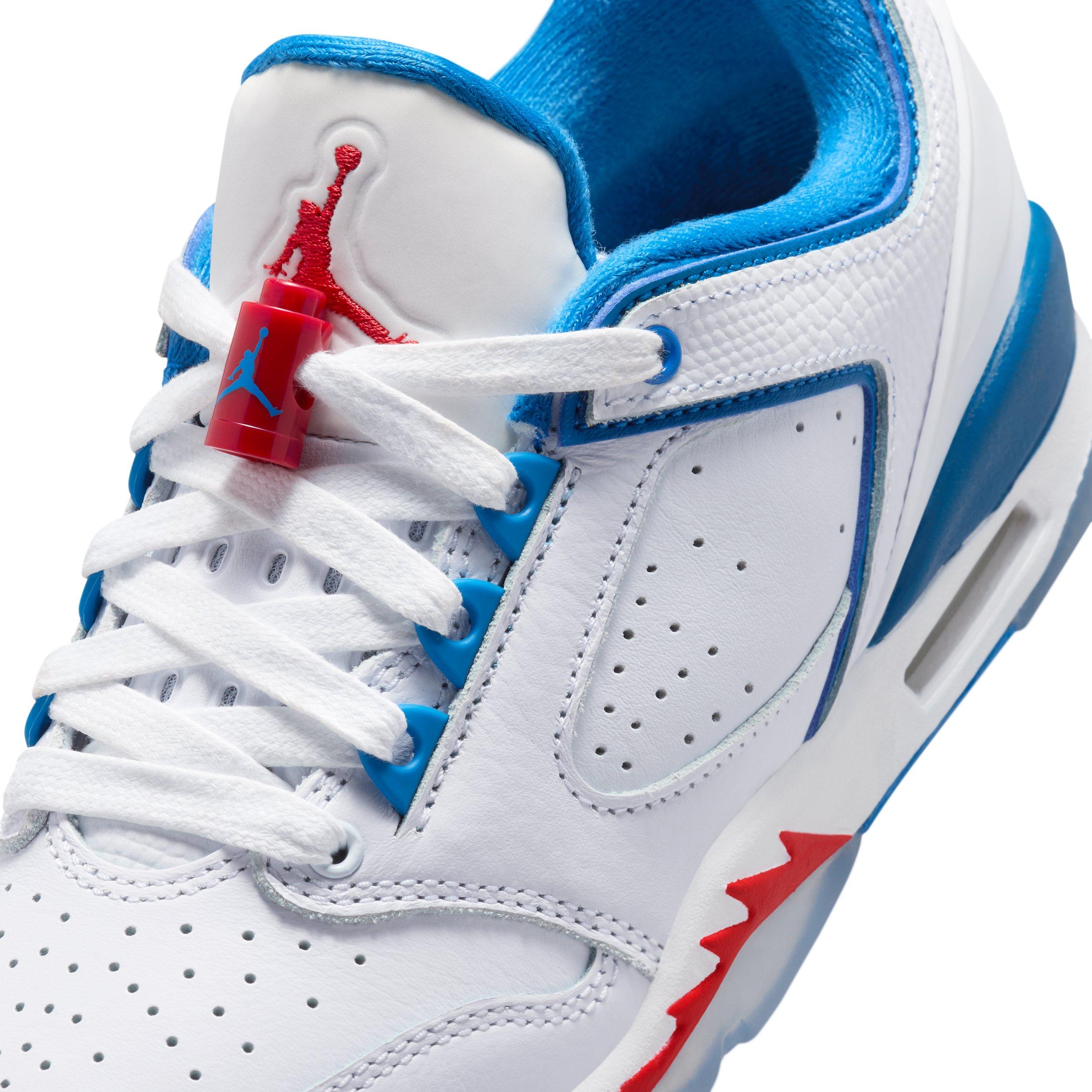 Jordan Sixty Plus Low "White/True Blue/Varsity Red" Grade School Boys' Shoe - WHITE/BLUE/RED Thumbnail View 7