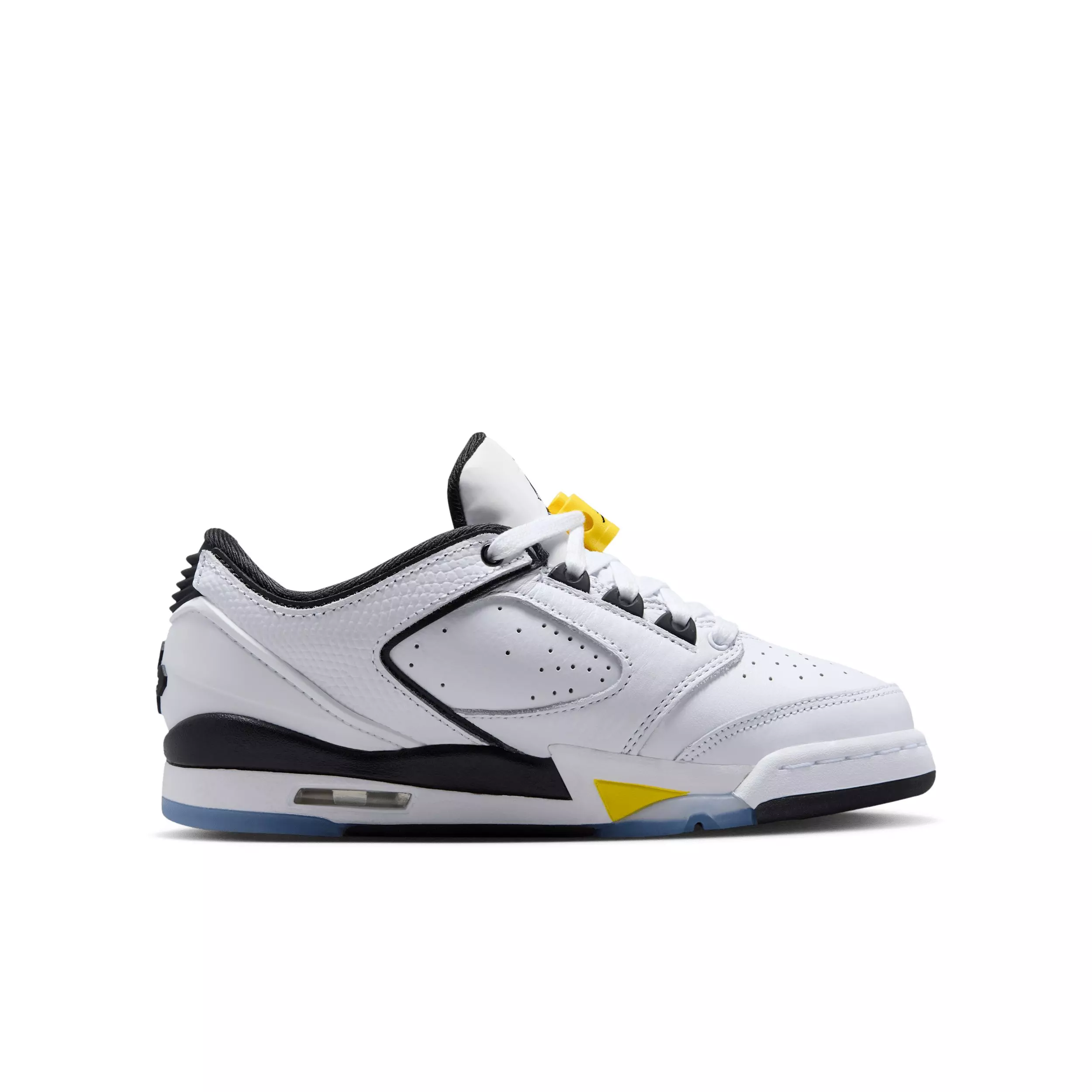 Jordan Sixty Plus Low "White/Tour Yellow/Black" Grade School Boys' Shoe - WHITE/YELLOW/BLACK
