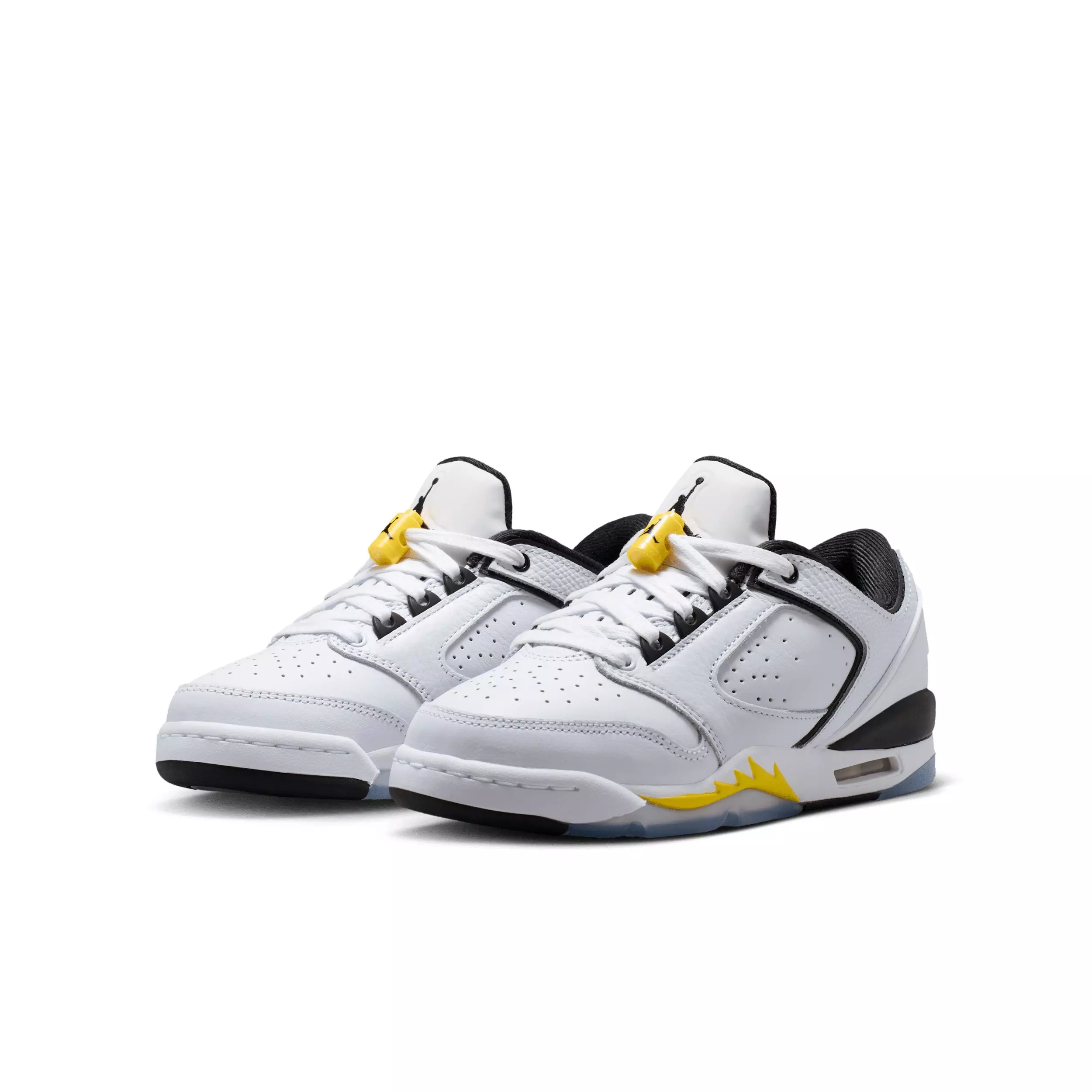 Jordan Sixty Plus Low "White/Tour Yellow/Black" Grade School Boys' Shoe - WHITE/YELLOW/BLACK