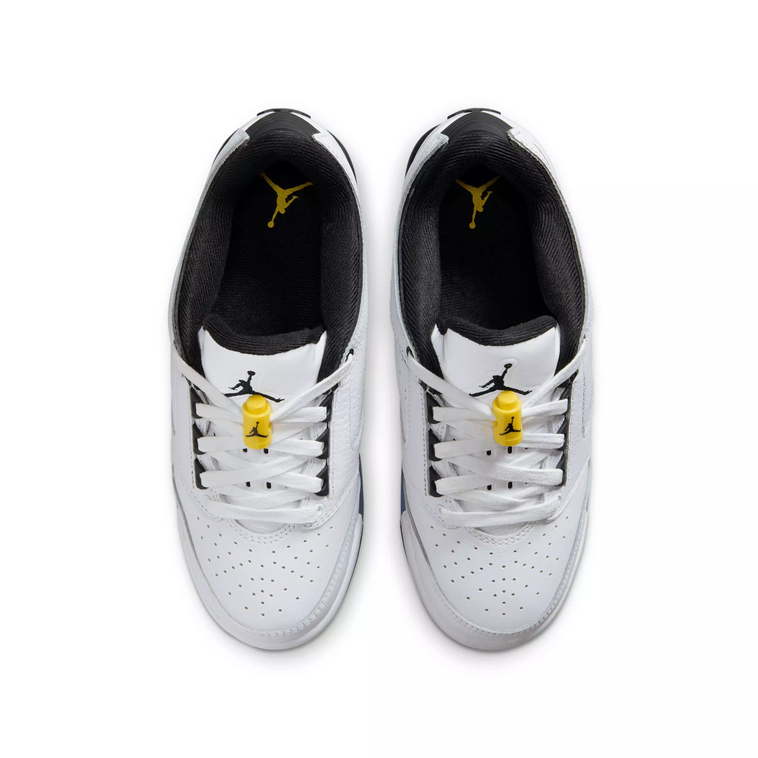 Jordan Sixty Plus Low "White/Tour Yellow/Black" Grade School Boys' Shoe - WHITE/YELLOW/BLACK