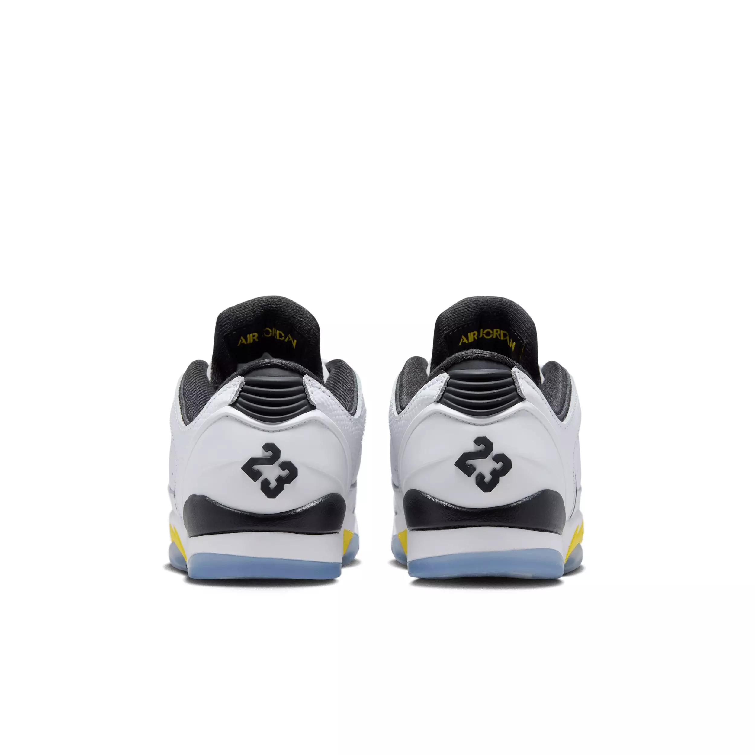 Jordan Sixty Plus Low "White/Tour Yellow/Black" Grade School Boys' Shoe - WHITE/YELLOW/BLACK