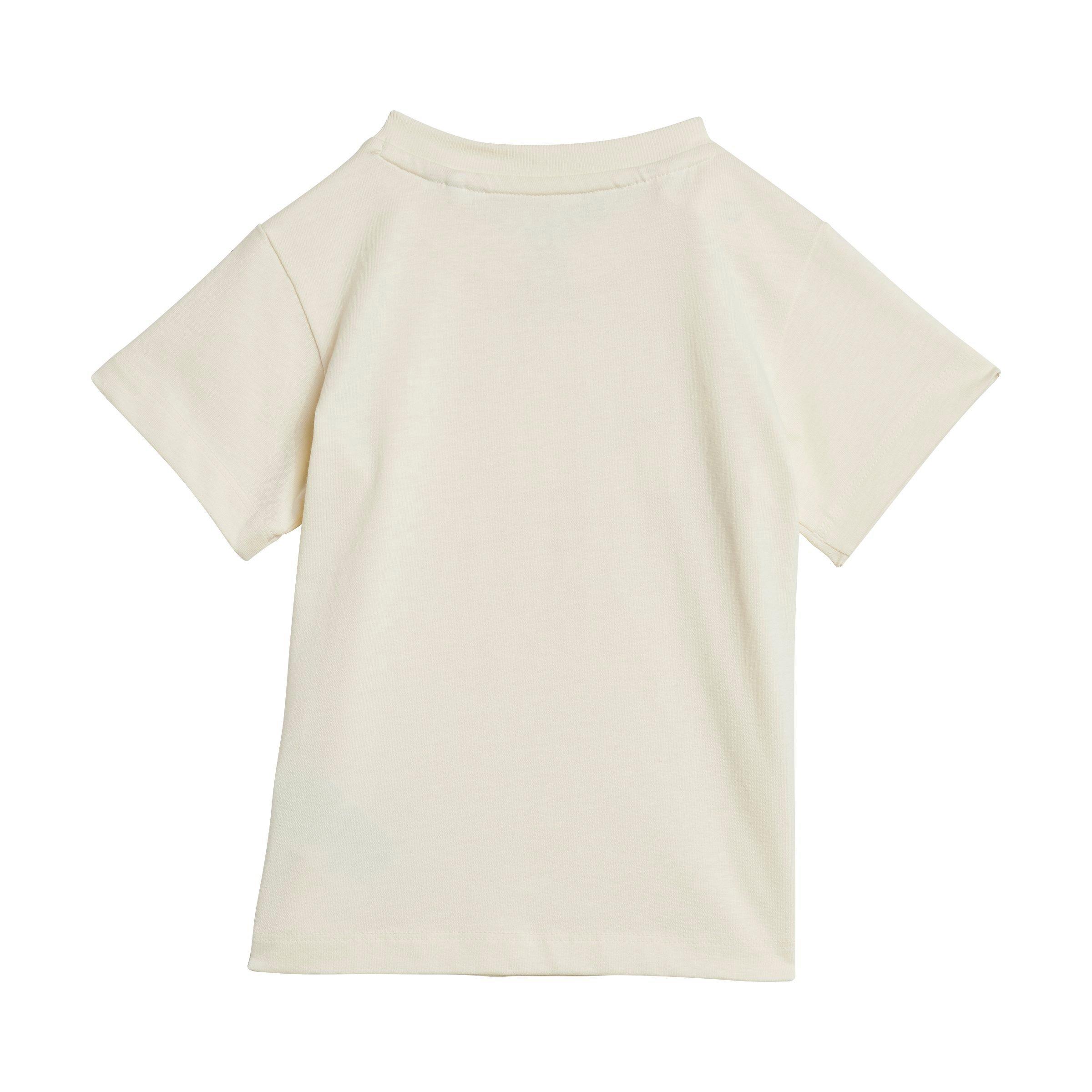 adidas Originals Short Tee Infant Girls' Beige Set