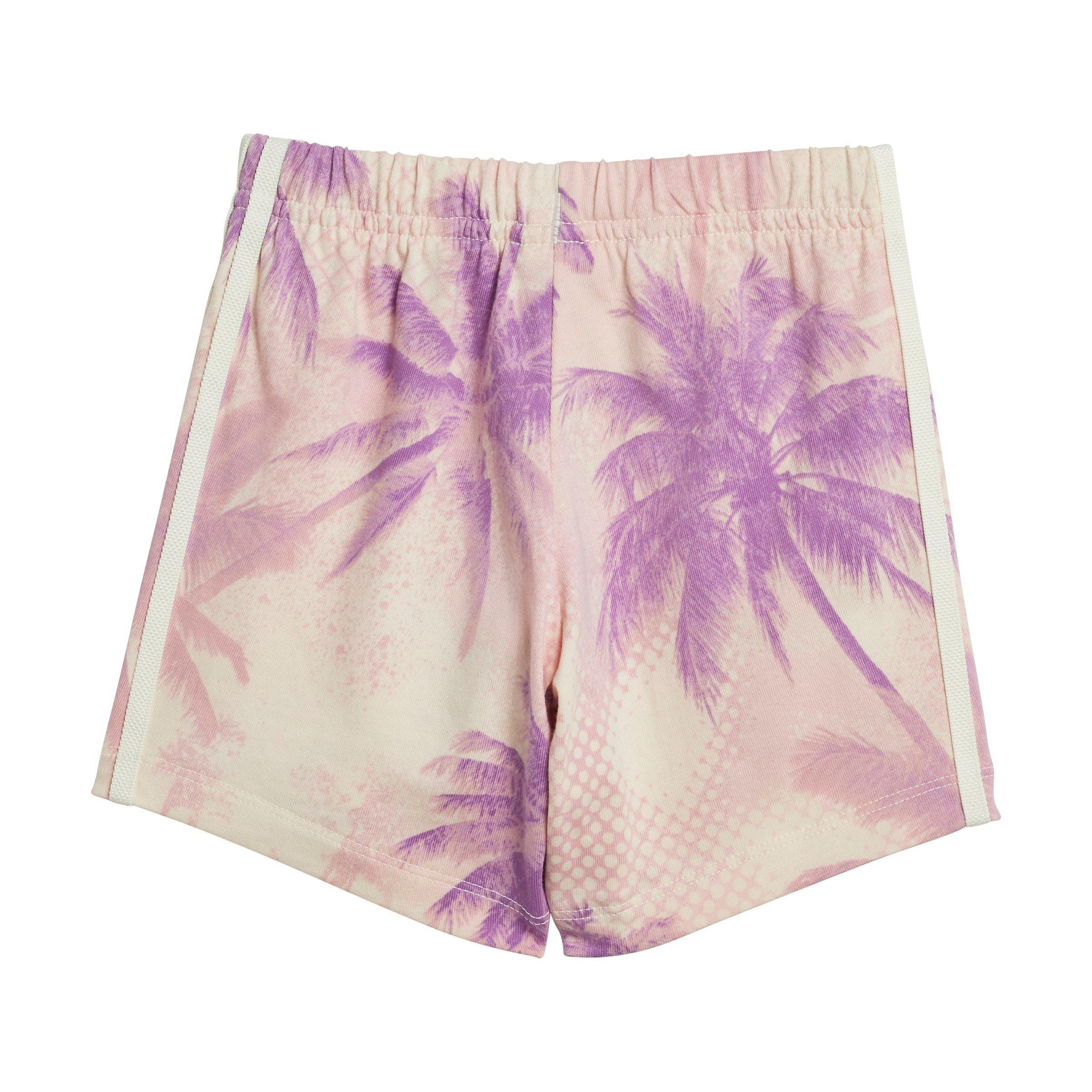 adidas Originals Short Tee Infant Girls' Beige Set