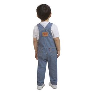 Levi's Railroad Stripe Toddler Boys' Blue Overalls