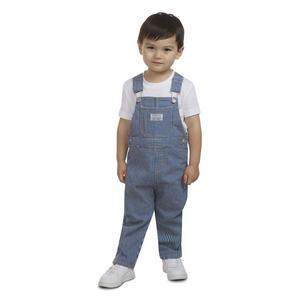 Levi's Railroad Stripe Toddler Boys' Blue Overalls