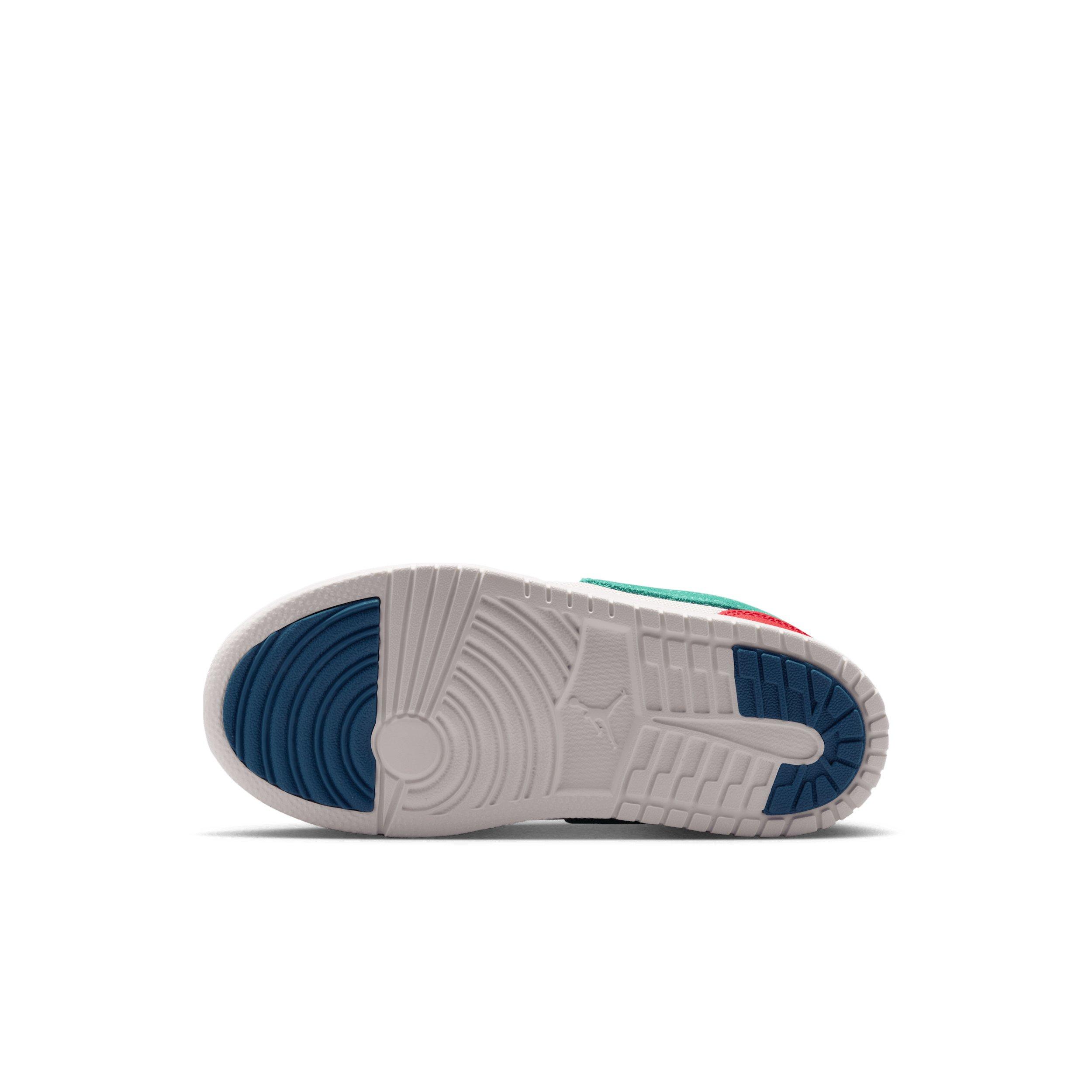 Jordan 1 Low Alt "True Blue/University Red/Kinetic Green/Black" Preschool Boys' Shoe - BLUE/RED/GREEN/BLACK