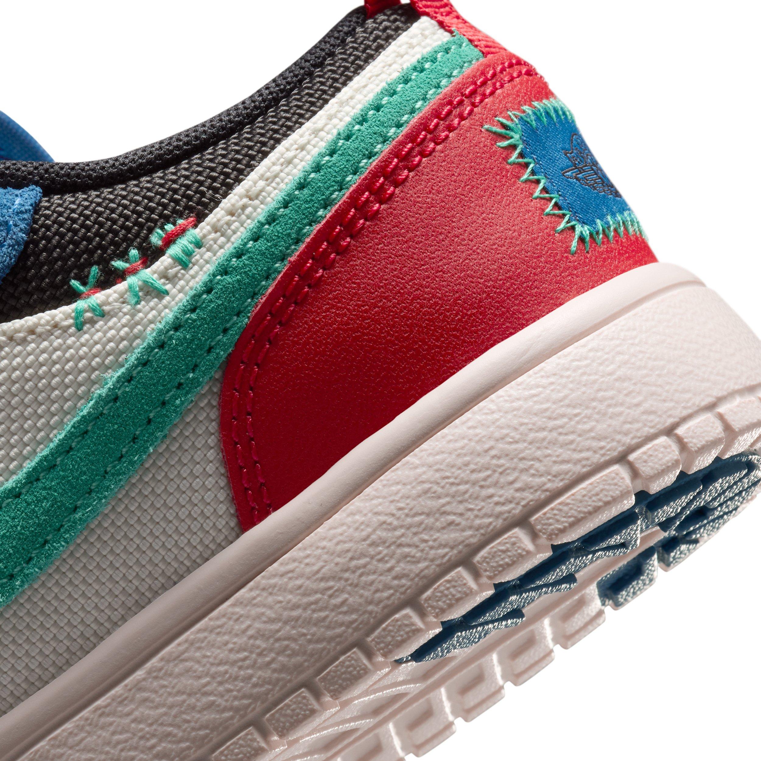 Jordan 1 Low Alt "True Blue/University Red/Kinetic Green/Black" Preschool Boys' Shoe - BLUE/RED/GREEN/BLACK