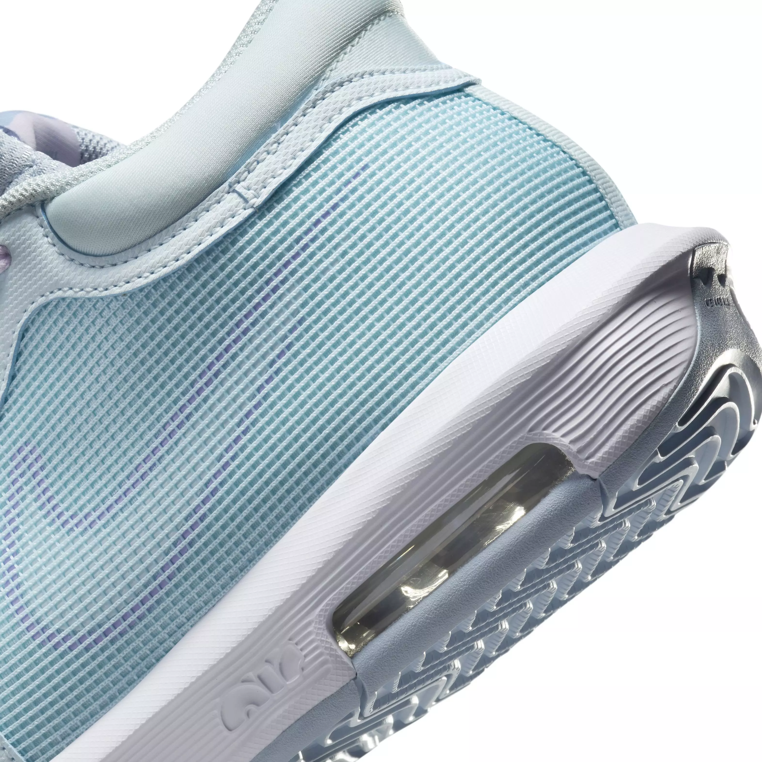 Nike LeBron Witness 8 "Glacier Blue/Light Armory Blue/Lilac Bloom/White" Men's Basketball Shoe - BLUE/LT BLUE/LILAC/WHITE