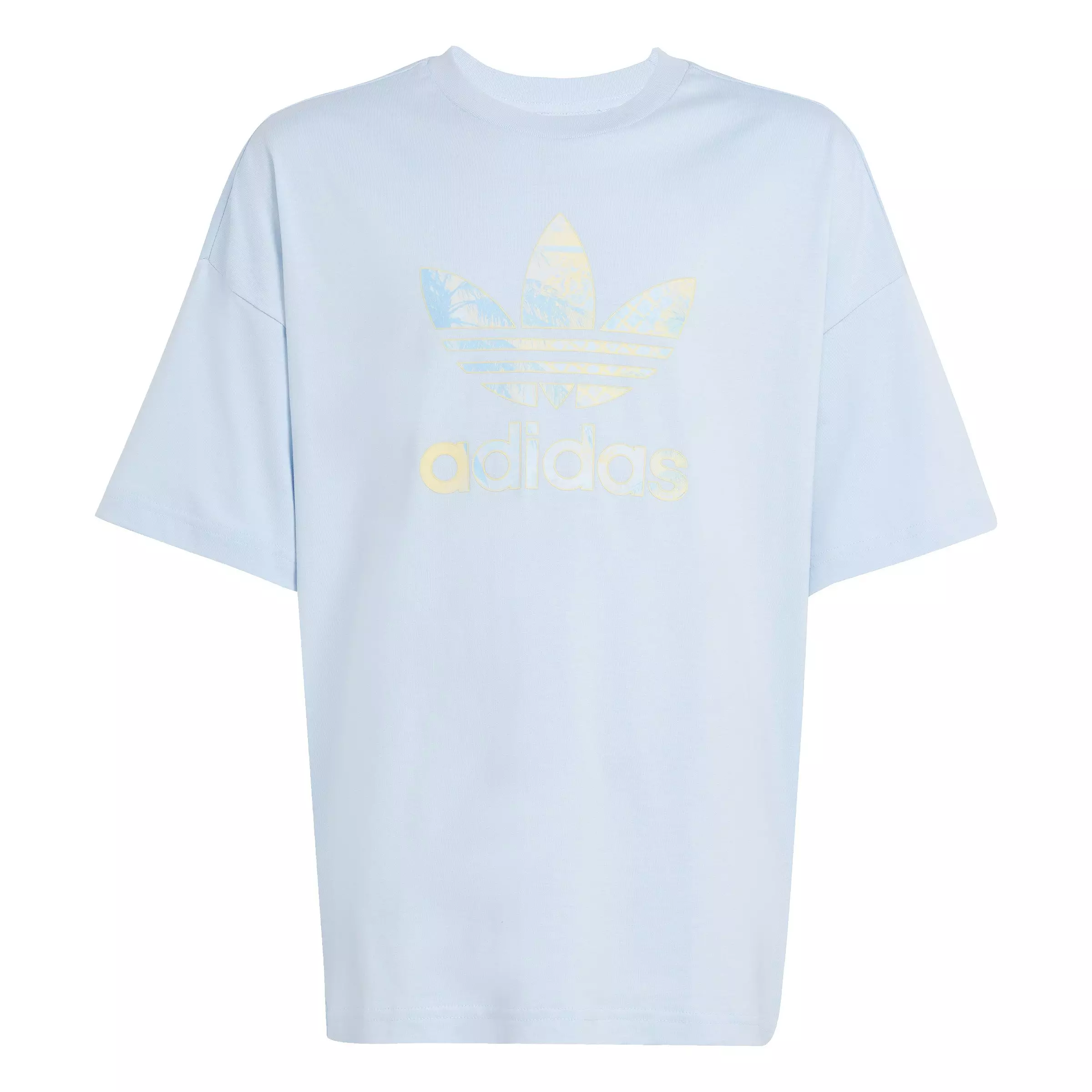 adidas Originals Big Kids' Trefoil Logo T-Shirt - Blue - BLUE