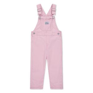 Levi's Toddler Boys' Railroad Stripe Pink Overalls