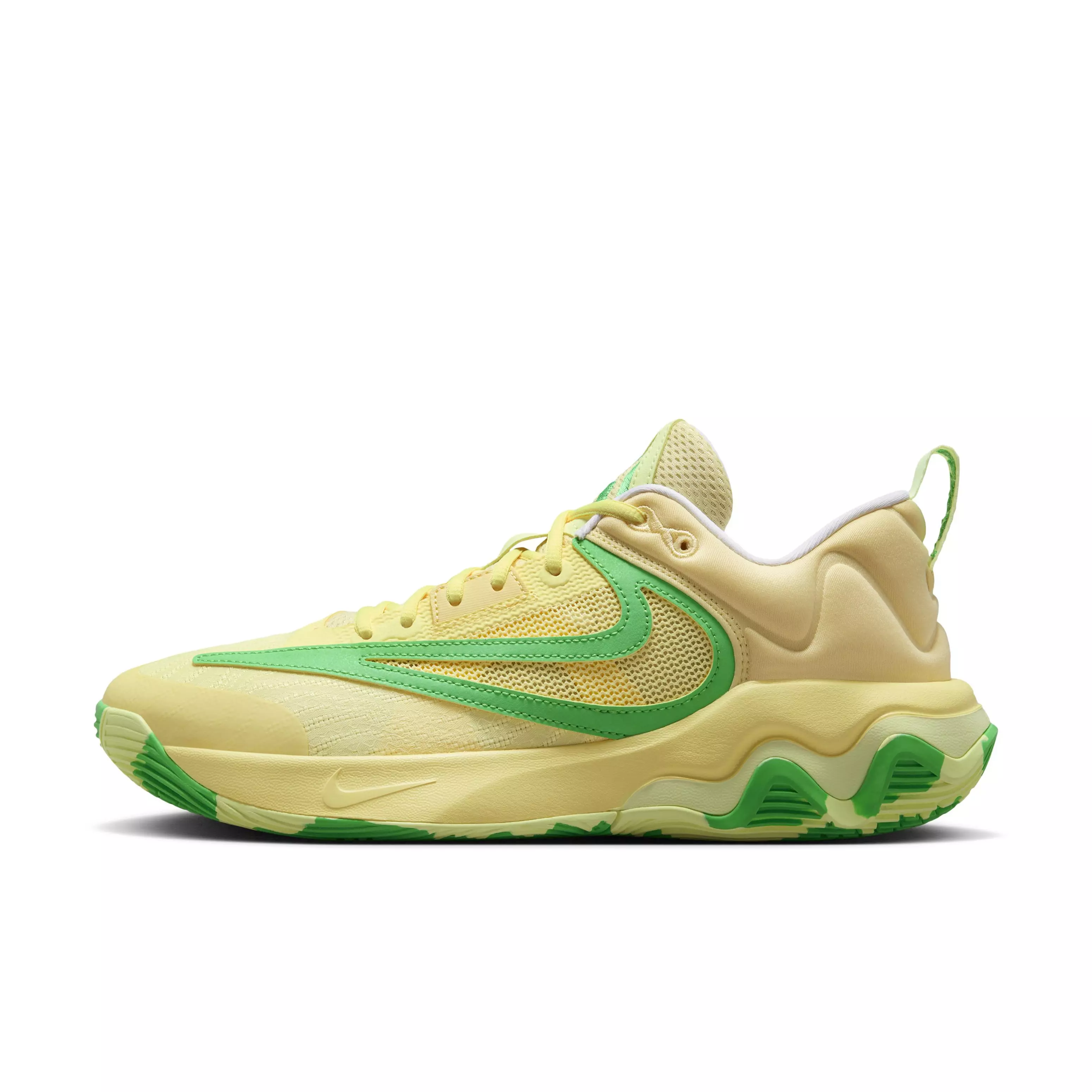 Nike Giannis Immortality 3 "Soft Yellow/Barely Volt/Light Laser Orange/Green Shock" Men's Basketball Shoe - YELLOW/VOLT/LT ORANGE/GREEN