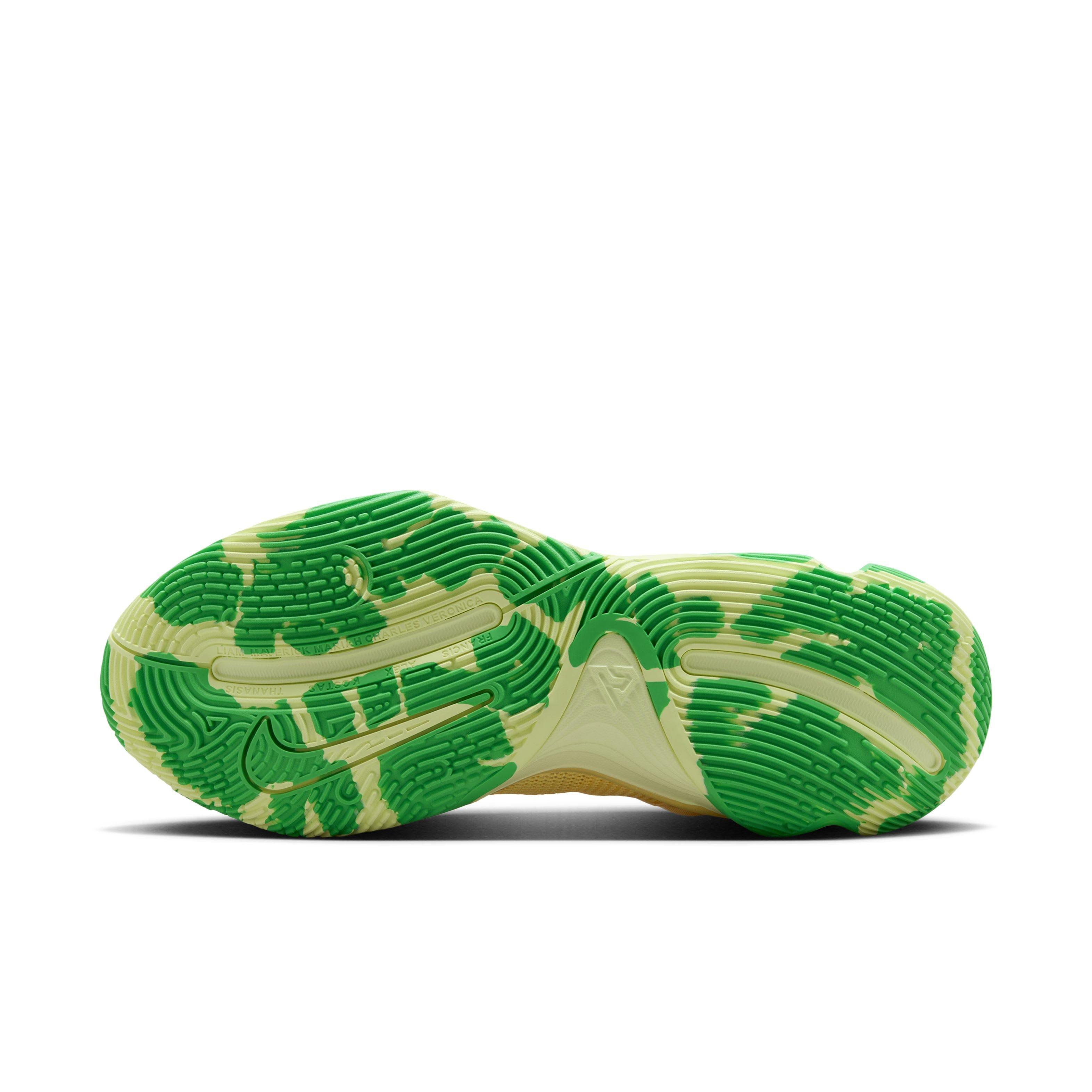 Nike Giannis Immortality 3 "Soft Yellow/Barely Volt/Light Laser Orange/Green Shock" Men's Basketball Shoe - YELLOW/VOLT/LT ORANGE/GREEN Thumbnail View 6