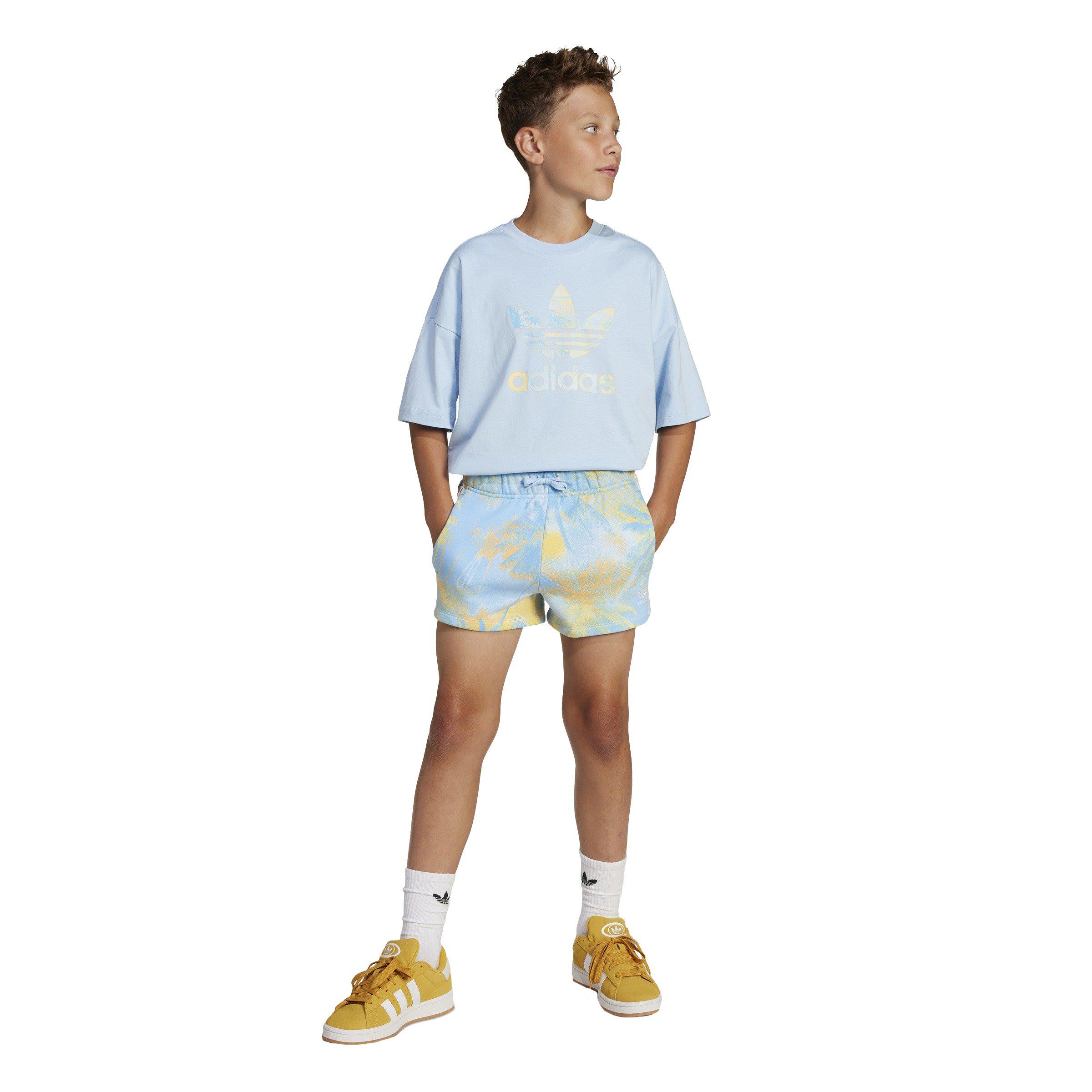 adidas Originals Lifestyle Big Kids' Blue/Yellow Shorts