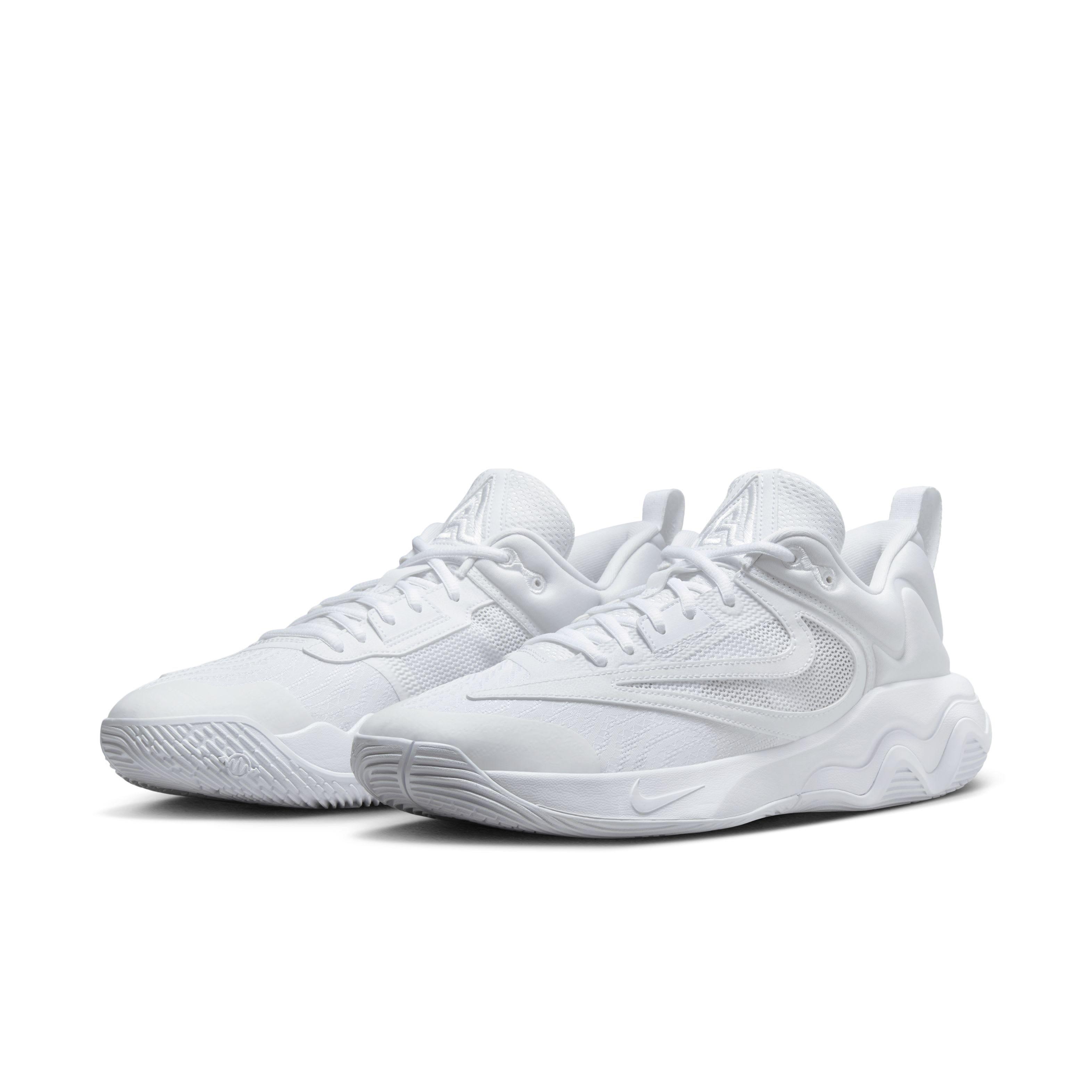 Nike Giannis Immortality 3 "White/White/White" Men's Basketball Shoe - WHITE/WHITE/WHITE Thumbnail View 3