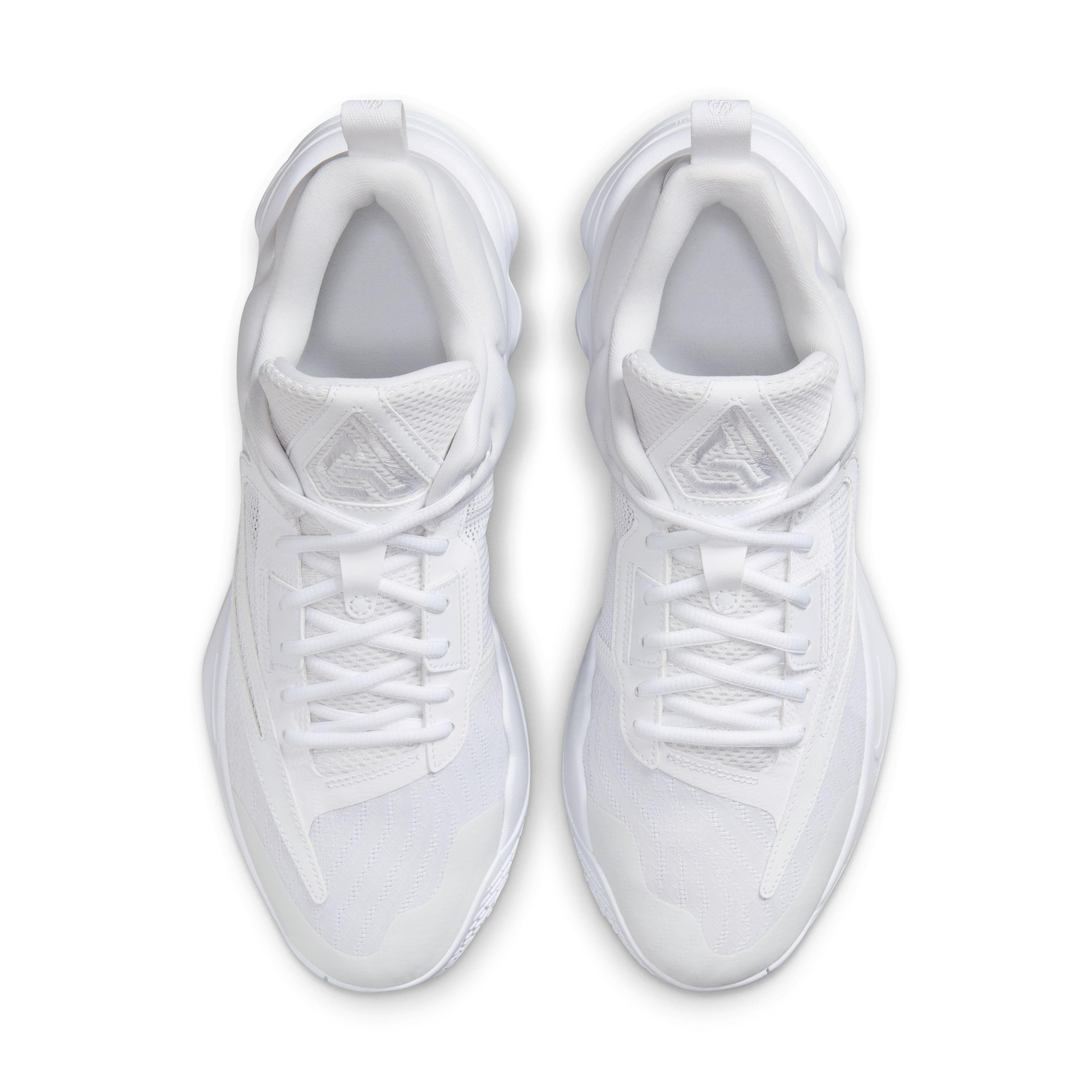 Nike Giannis Immortality 3 "White/White/White" Men's Basketball Shoe - WHITE/WHITE/WHITE Thumbnail View 4