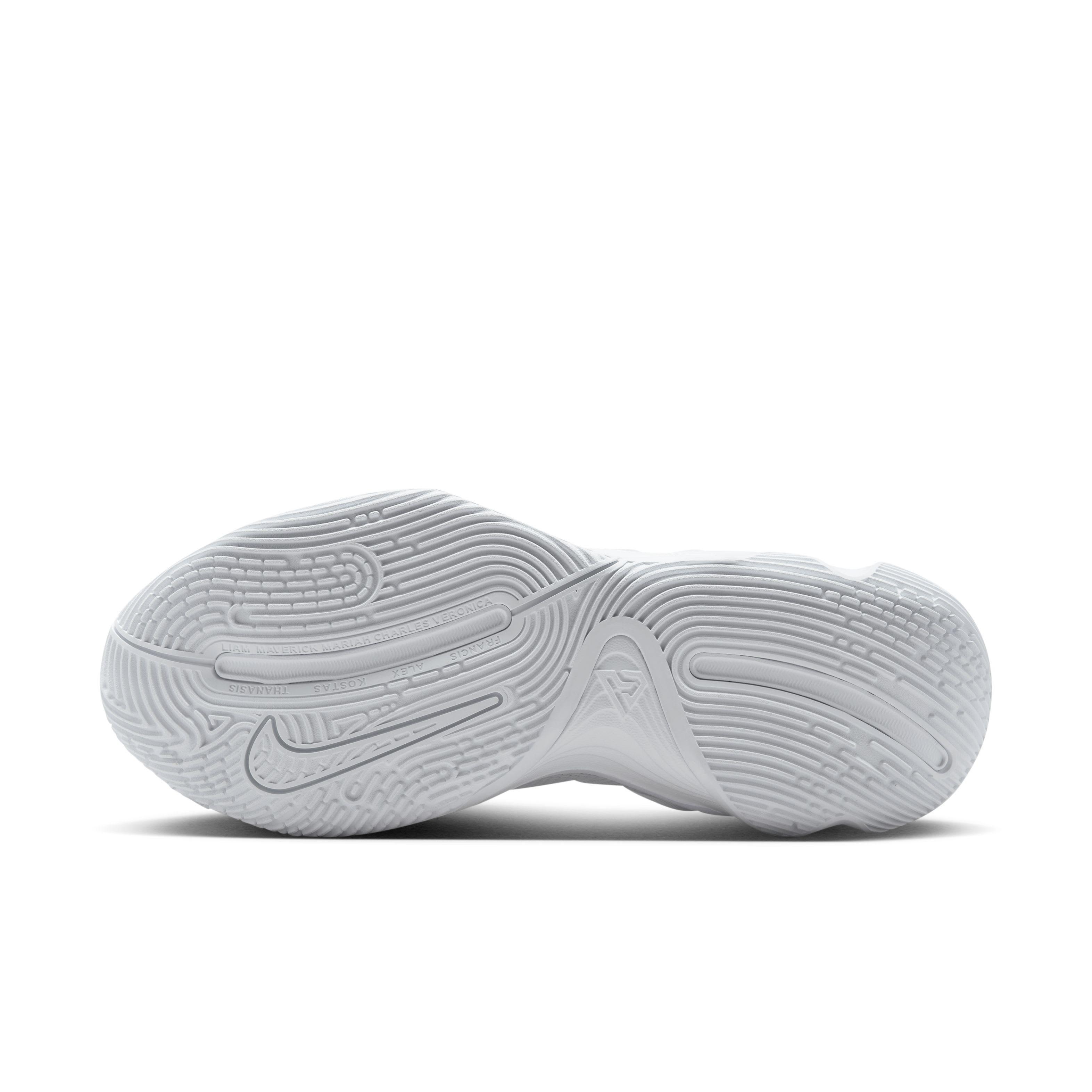 Nike Giannis Immortality 3 "White/White/White" Men's Basketball Shoe - WHITE/WHITE/WHITE Thumbnail View 6
