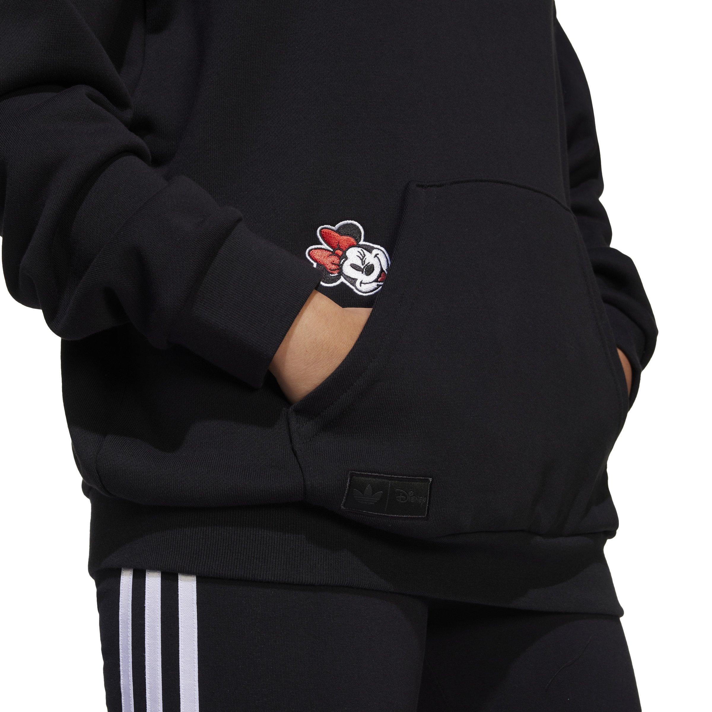 adidas Originals Disney Mickey Mouse Big Kids' Black Hoodie