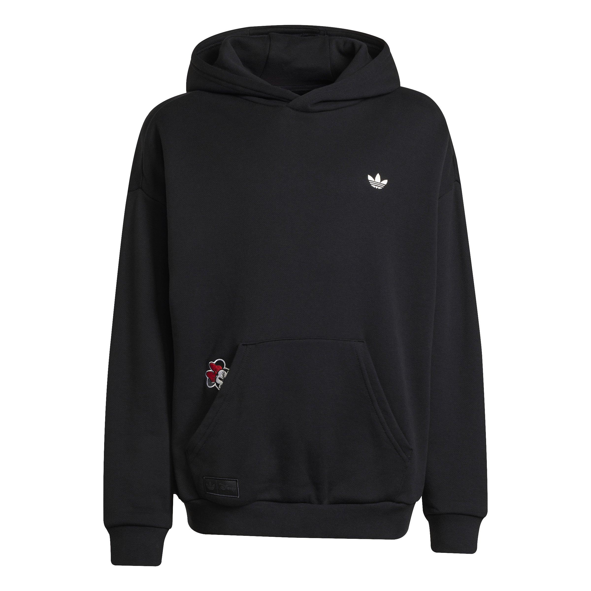 adidas Originals Disney Mickey Mouse Big Kids' Black Hoodie