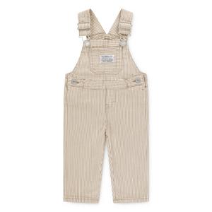 Levi's Infant Boys' Railroad Stripe Tan Overalls - Tan