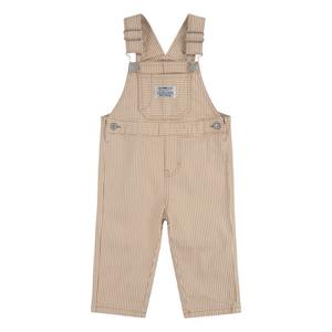 Levi's Railroad Stripe Baby Boys' Tan Overalls