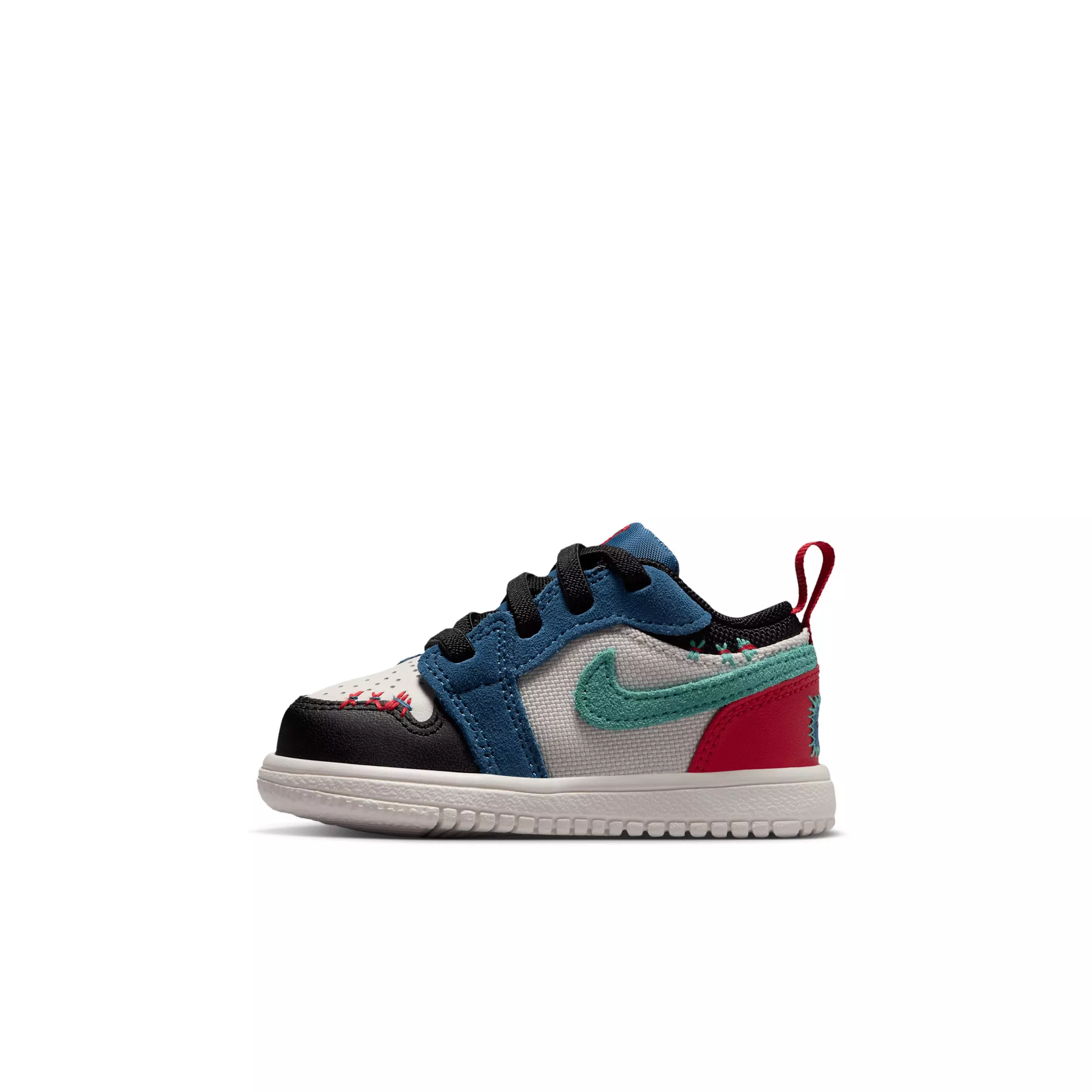 Jordan 1 Low Alt SE "True Blue/University Red/Kinetic Green/Black" Infant Boys' Shoe - BLUE/RED/GREEN/BLACK