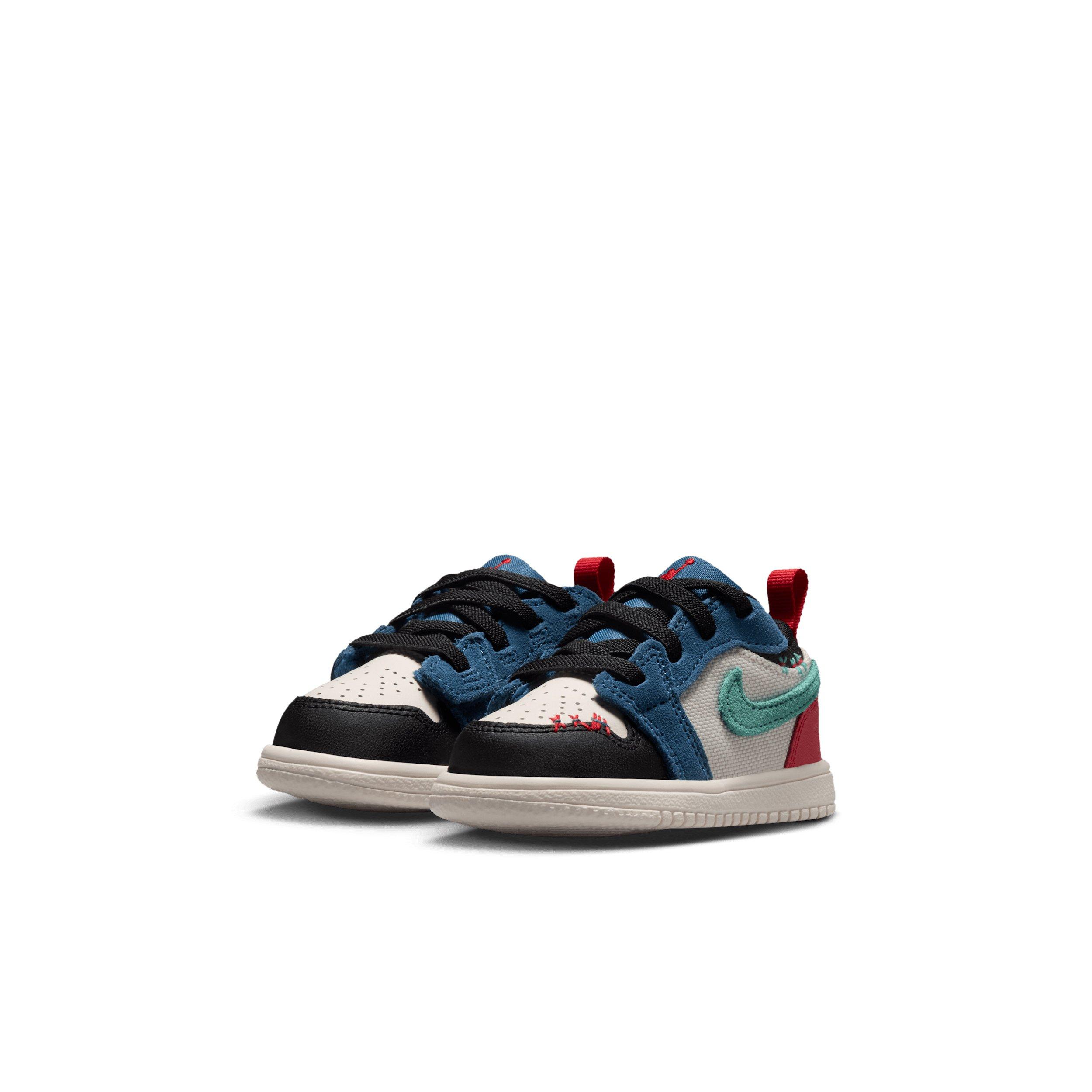 Jordan 1 Low Alt SE "True Blue/University Red/Kinetic Green/Black" Infant Boys' Shoe - BLUE/RED/GREEN/BLACK