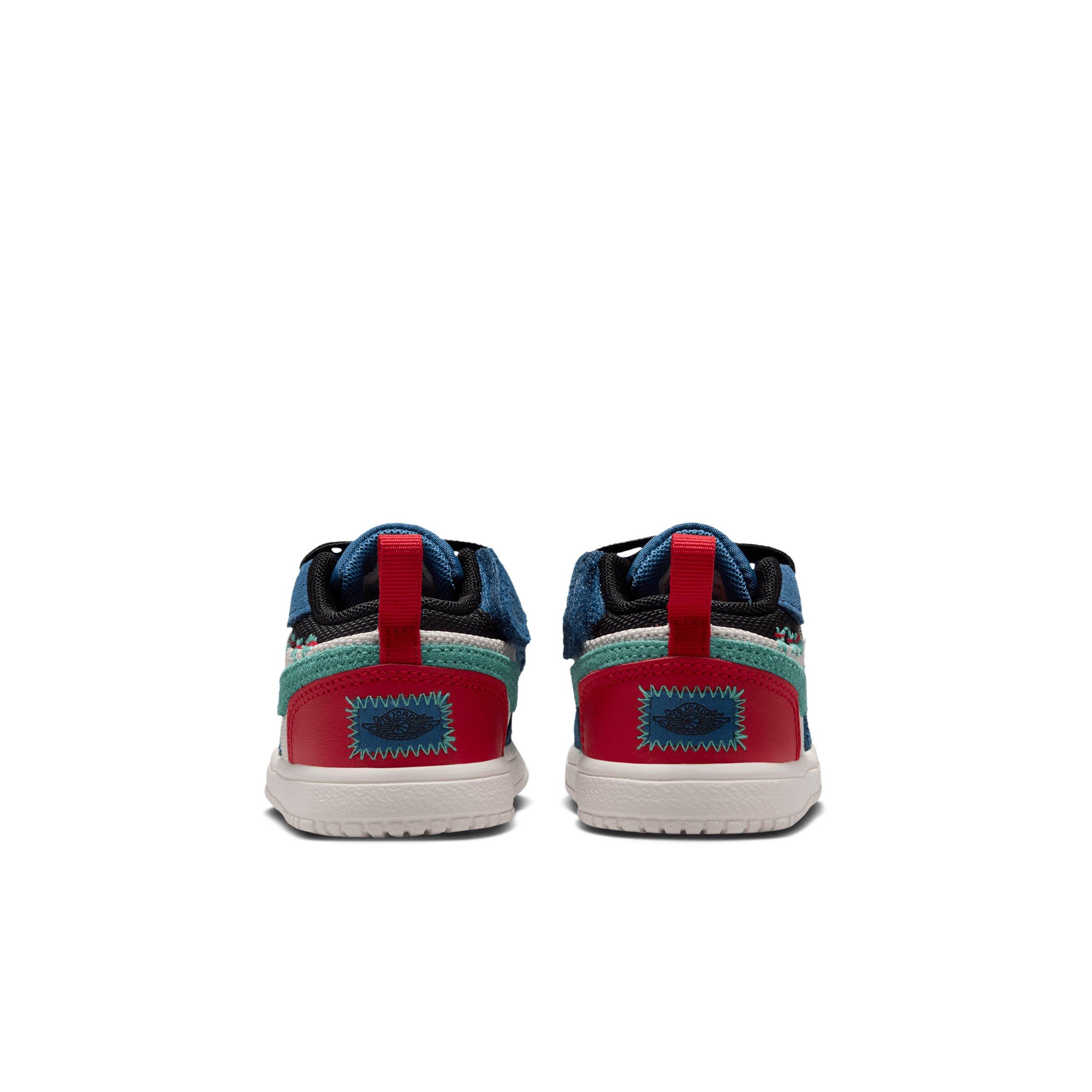 Jordan 1 Low Alt SE "True Blue/University Red/Kinetic Green/Black" Infant Boys' Shoe - BLUE/RED/GREEN/BLACK