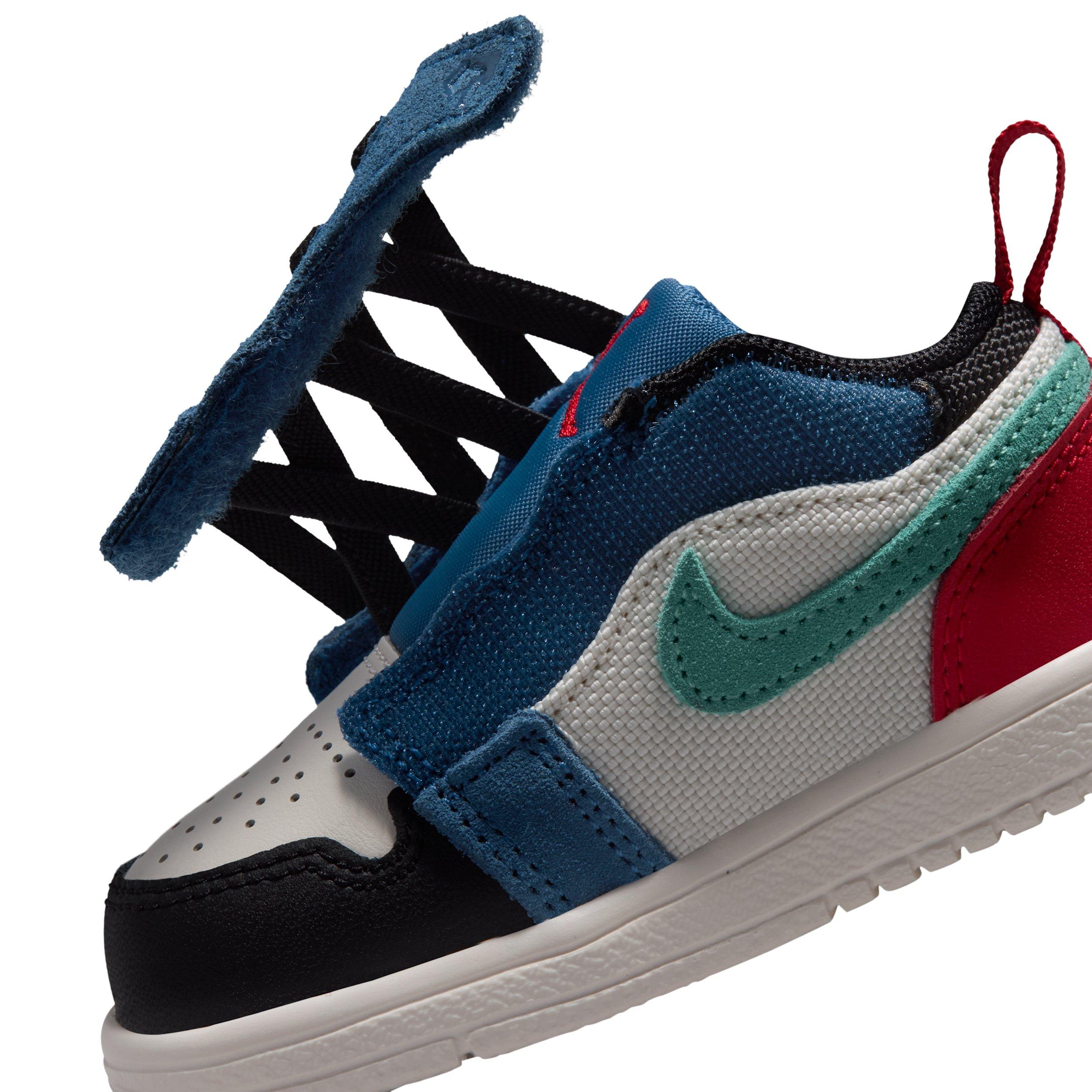 Jordan 1 Low Alt SE "True Blue/University Red/Kinetic Green/Black" Infant Boys' Shoe - BLUE/RED/GREEN/BLACK