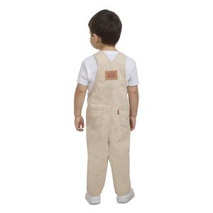 Levi's Toddler Boys' Railroad Stripe Overalls - Tan