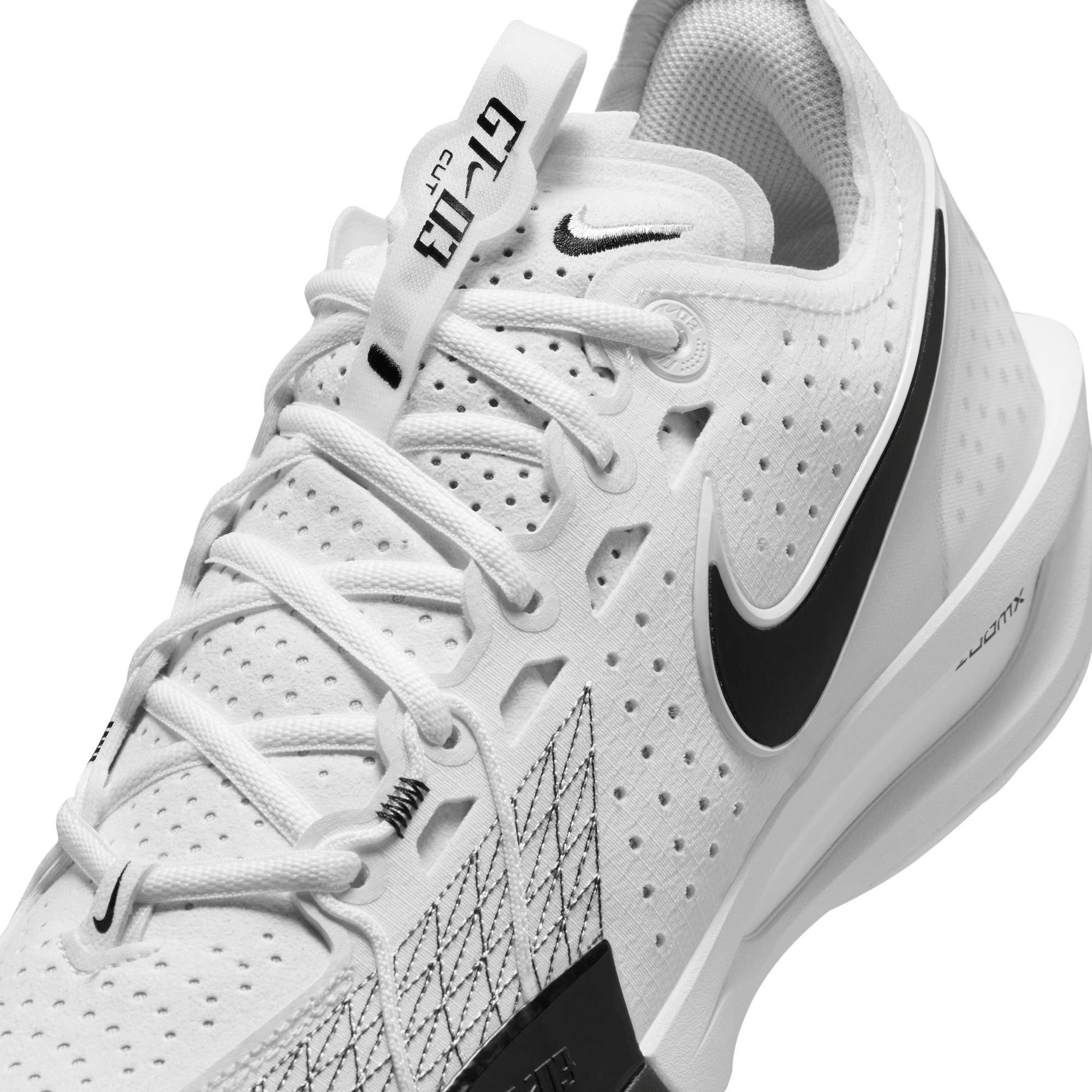 Nike G.T. Cut 3 "White/Black" Men's Basketball Shoe - WHITE/BLACK Thumbnail View 7