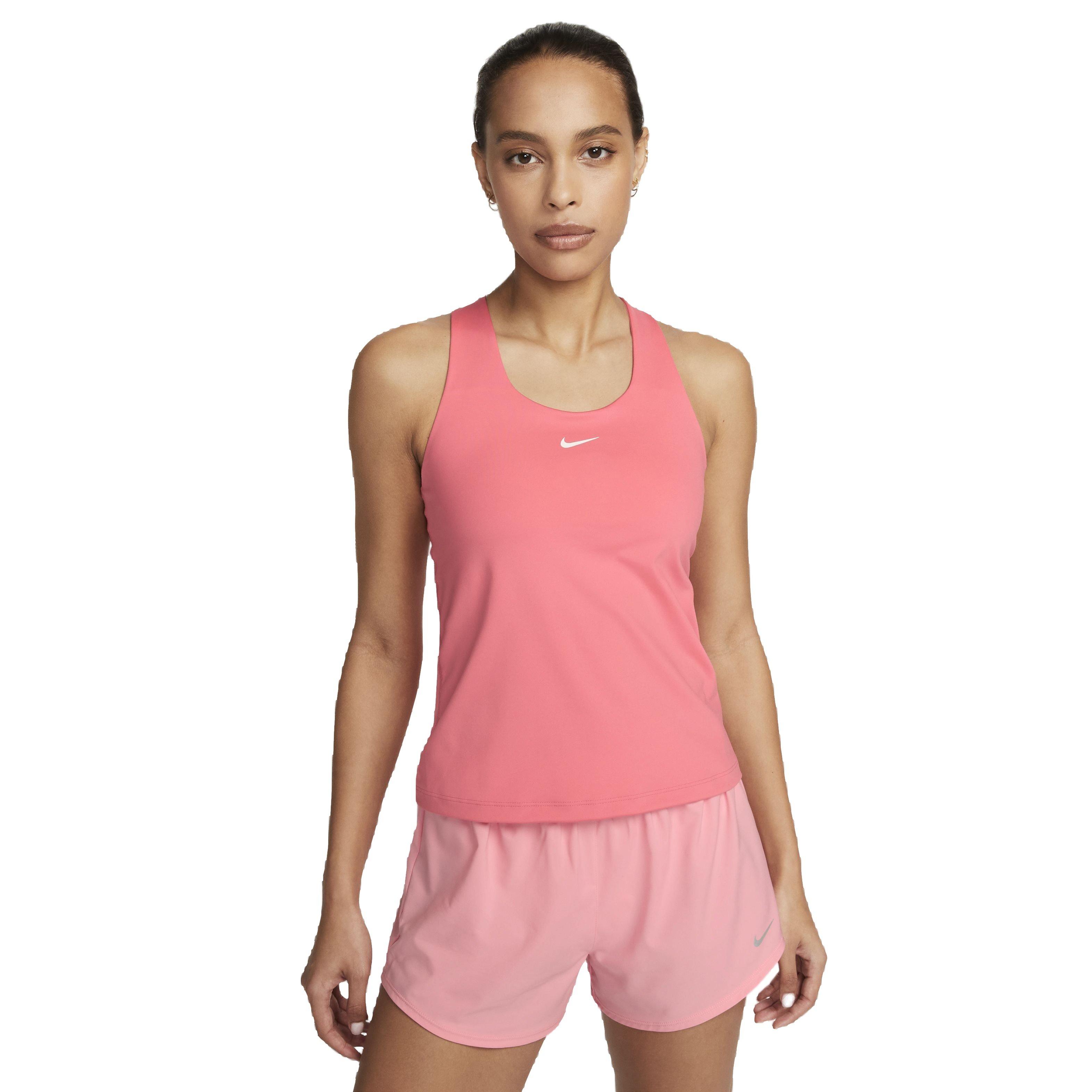 Nike Women's Dri-FIT​ Swoosh Padded Sports Bra Tank​​-Bla​ck - Hibbett