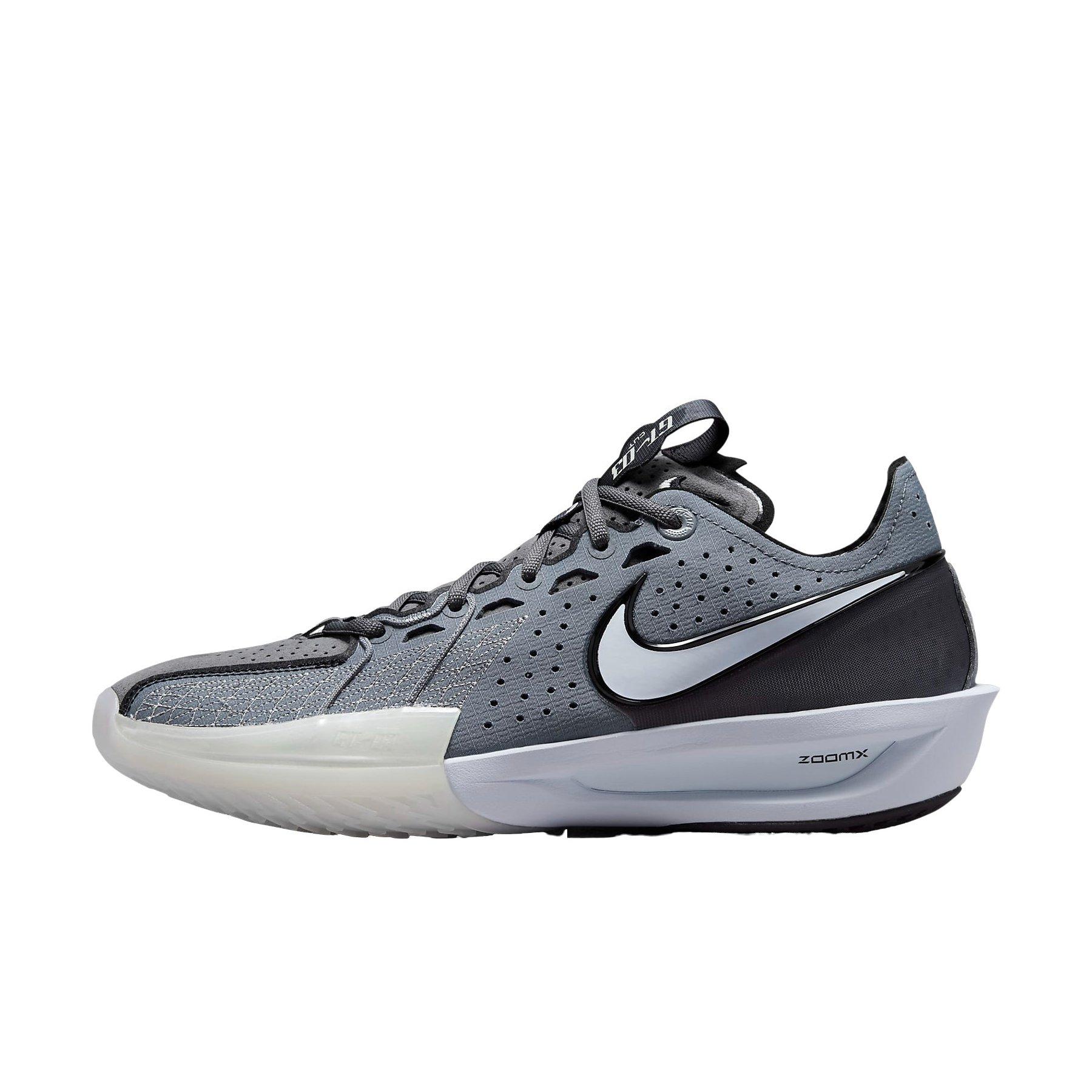 Nike G.T. Cut 3 "Cool Grey/Football Grey/Sail/Black" Men's Basketball Shoe - GREY/GREY/SAIL/BLACK Thumbnail View 2
