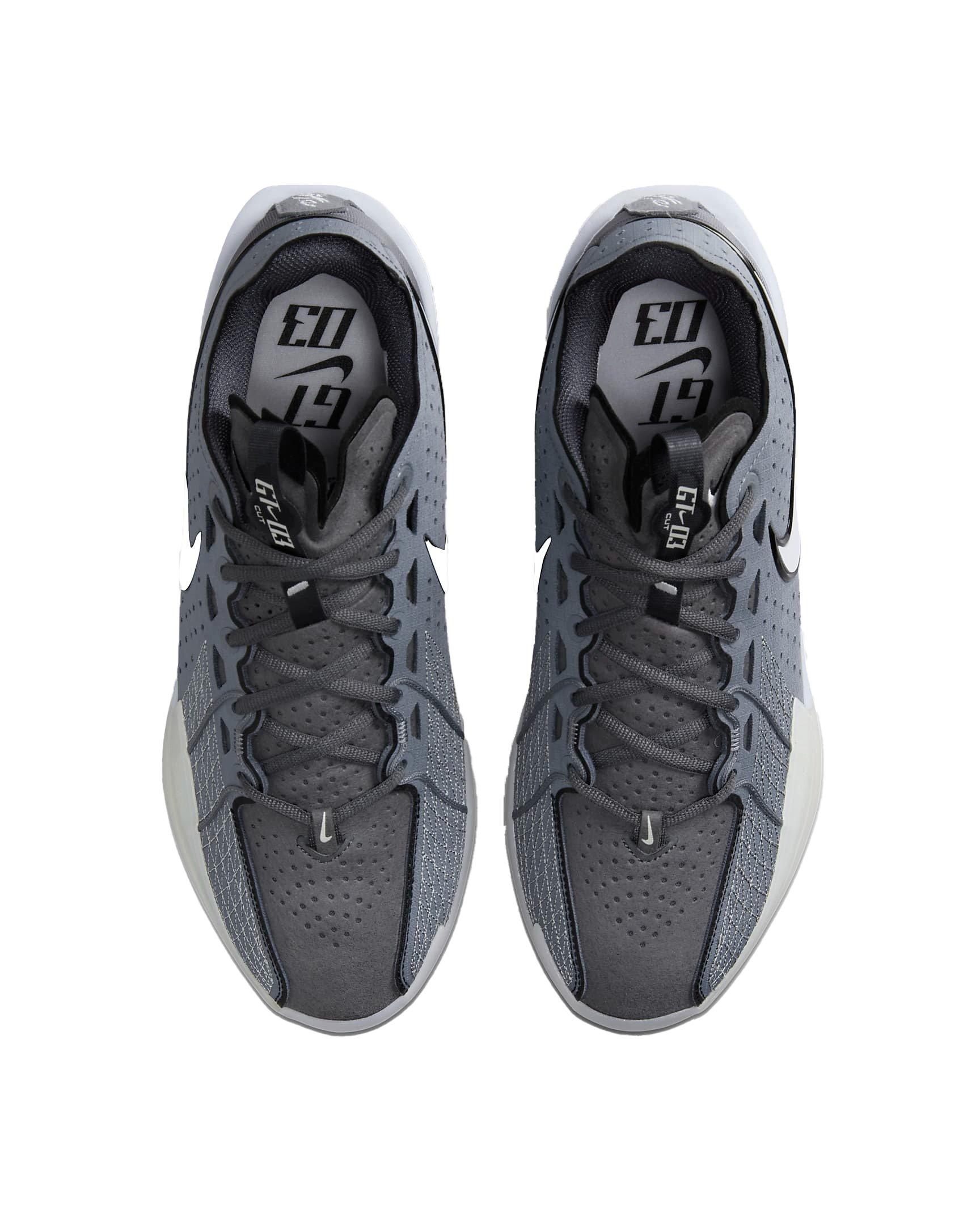 Nike G.T. Cut 3 "Cool Grey/Football Grey/Sail/Black" Men's Basketball Shoe - GREY/GREY/SAIL/BLACK Thumbnail View 4