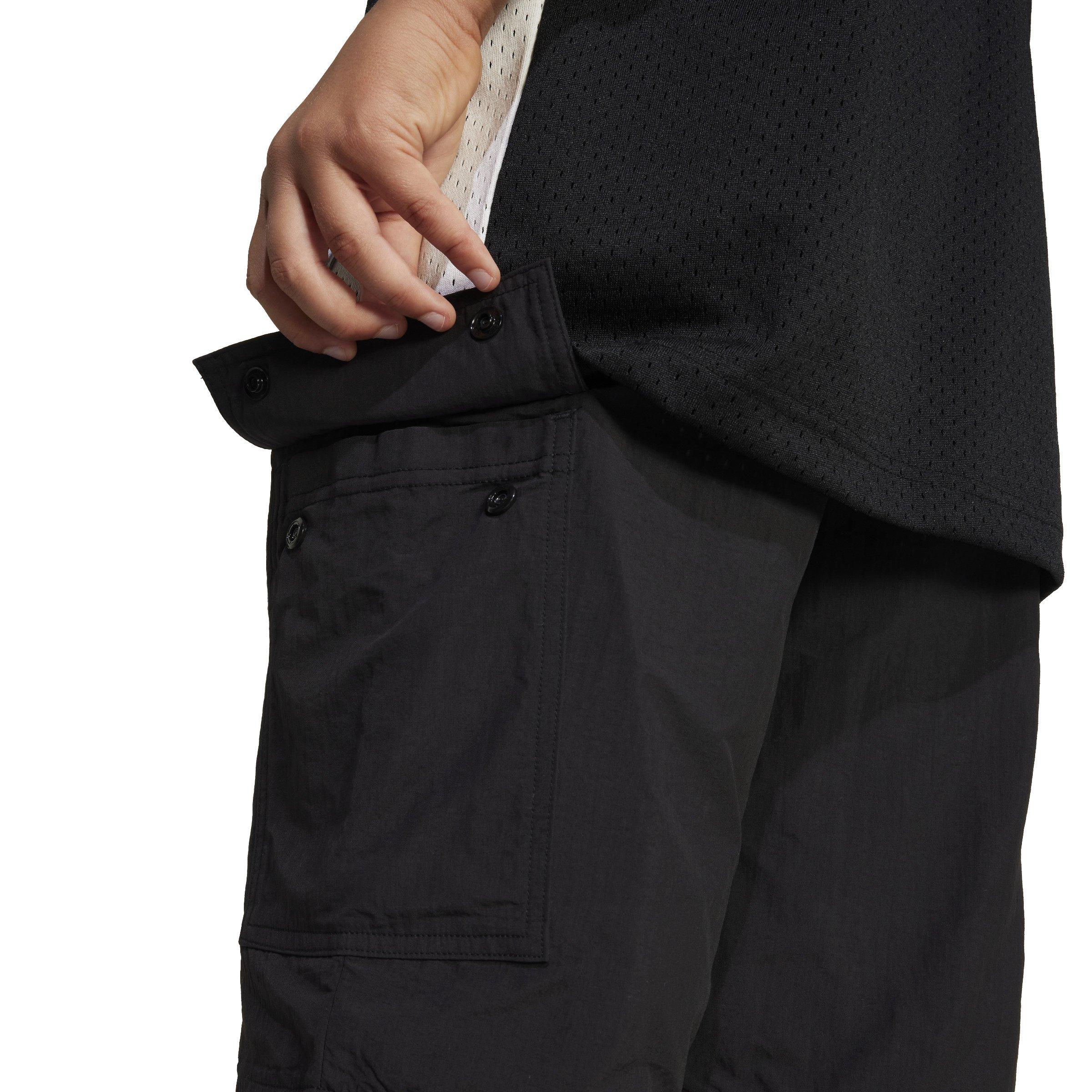 adidas Originals Trefoil Essentials Big Kids' Black Cargo Shorts
