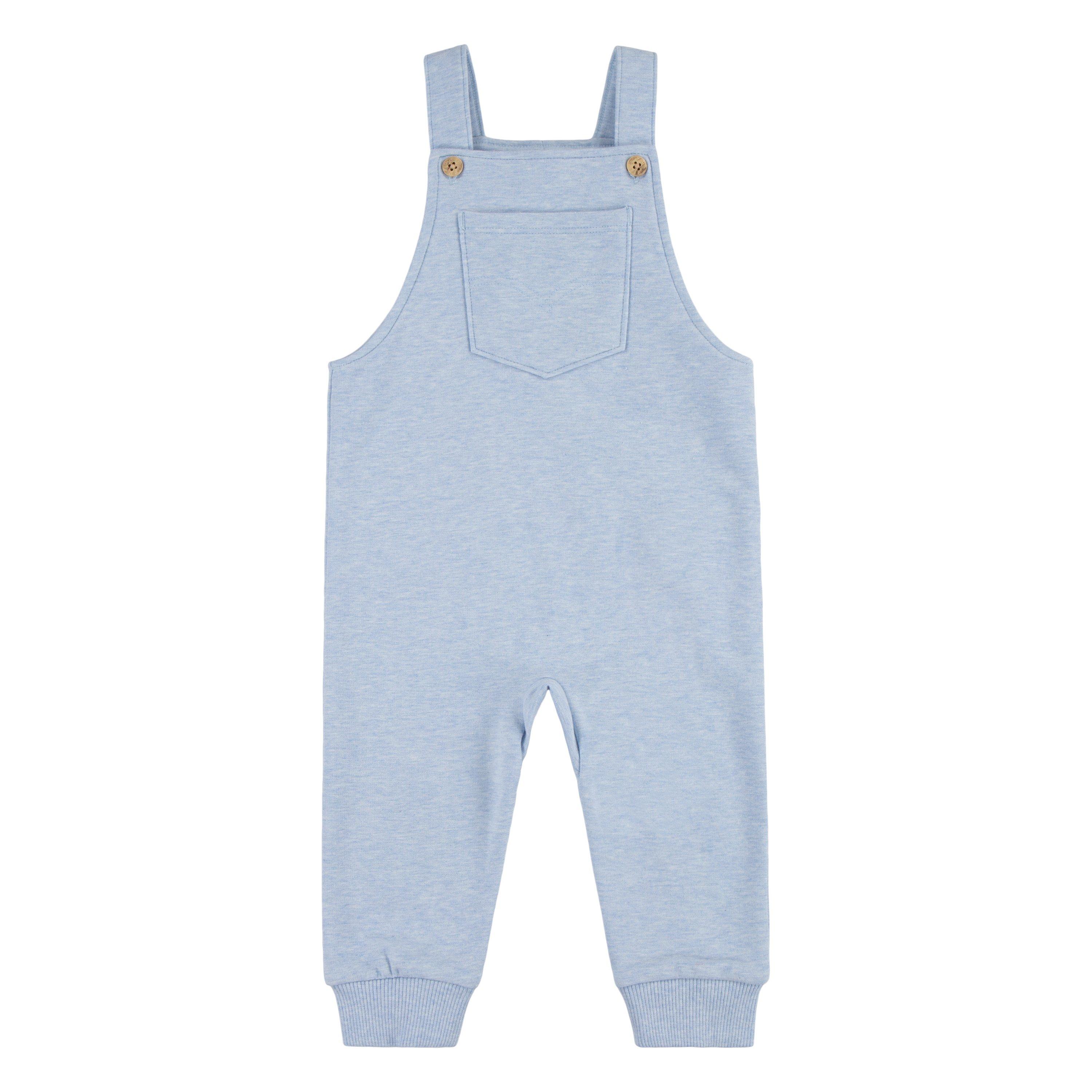 Levi's Baby Boys' Front Arcuate Pocket Overalls - Lt Mist Heather - LT MIST HEATHER Thumbnail View 1