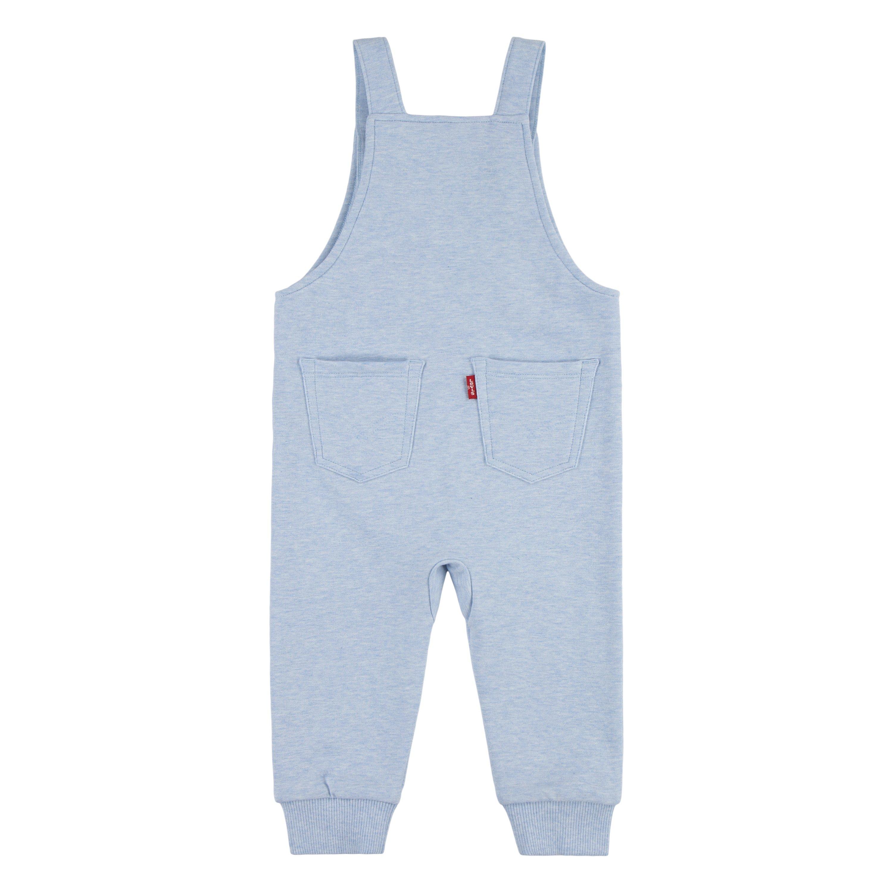 Levi's Front Arcuate Baby Boys' Lt Mist Heather Pocket Overalls