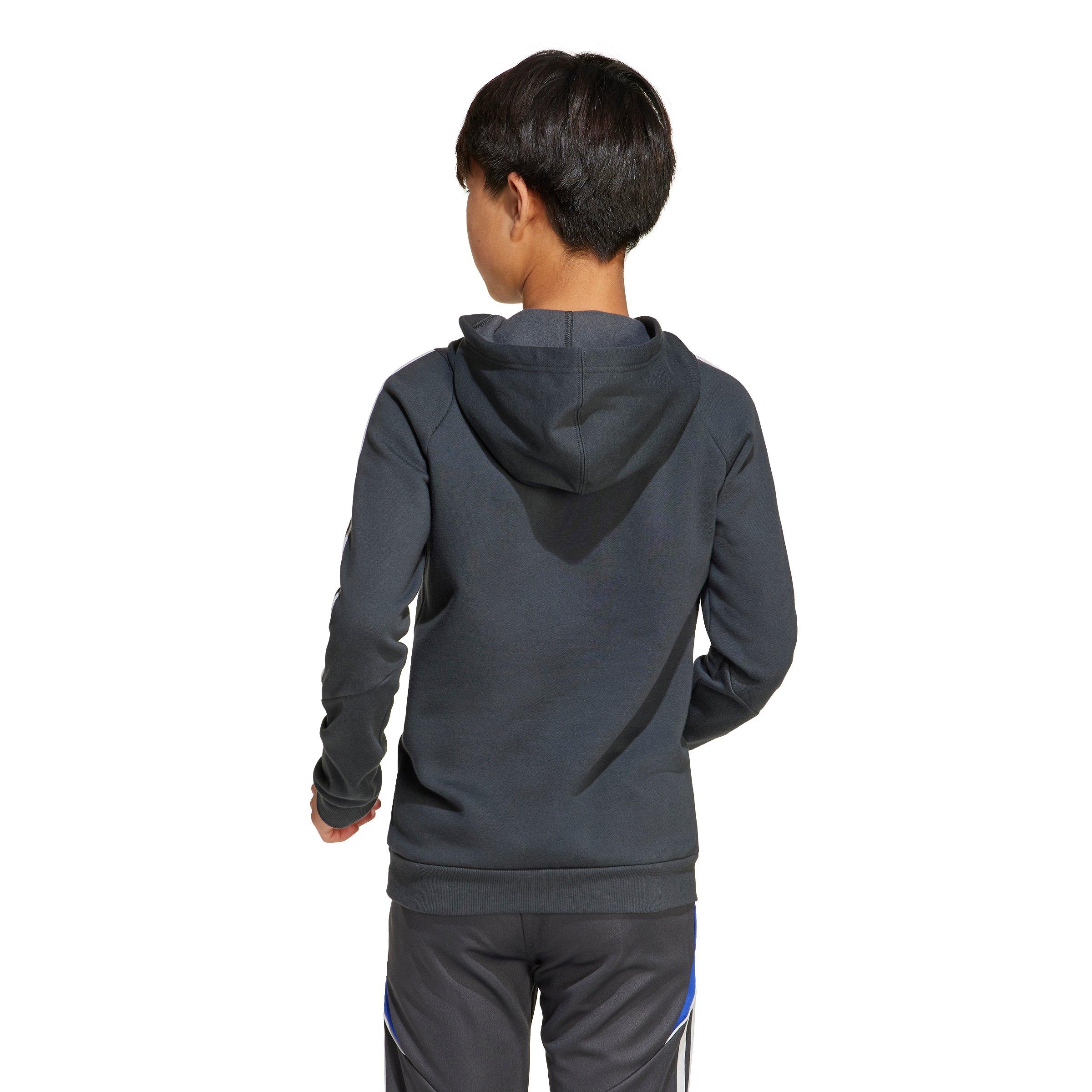 adidas Messi Big Kids' Grey Soccer Hoodie