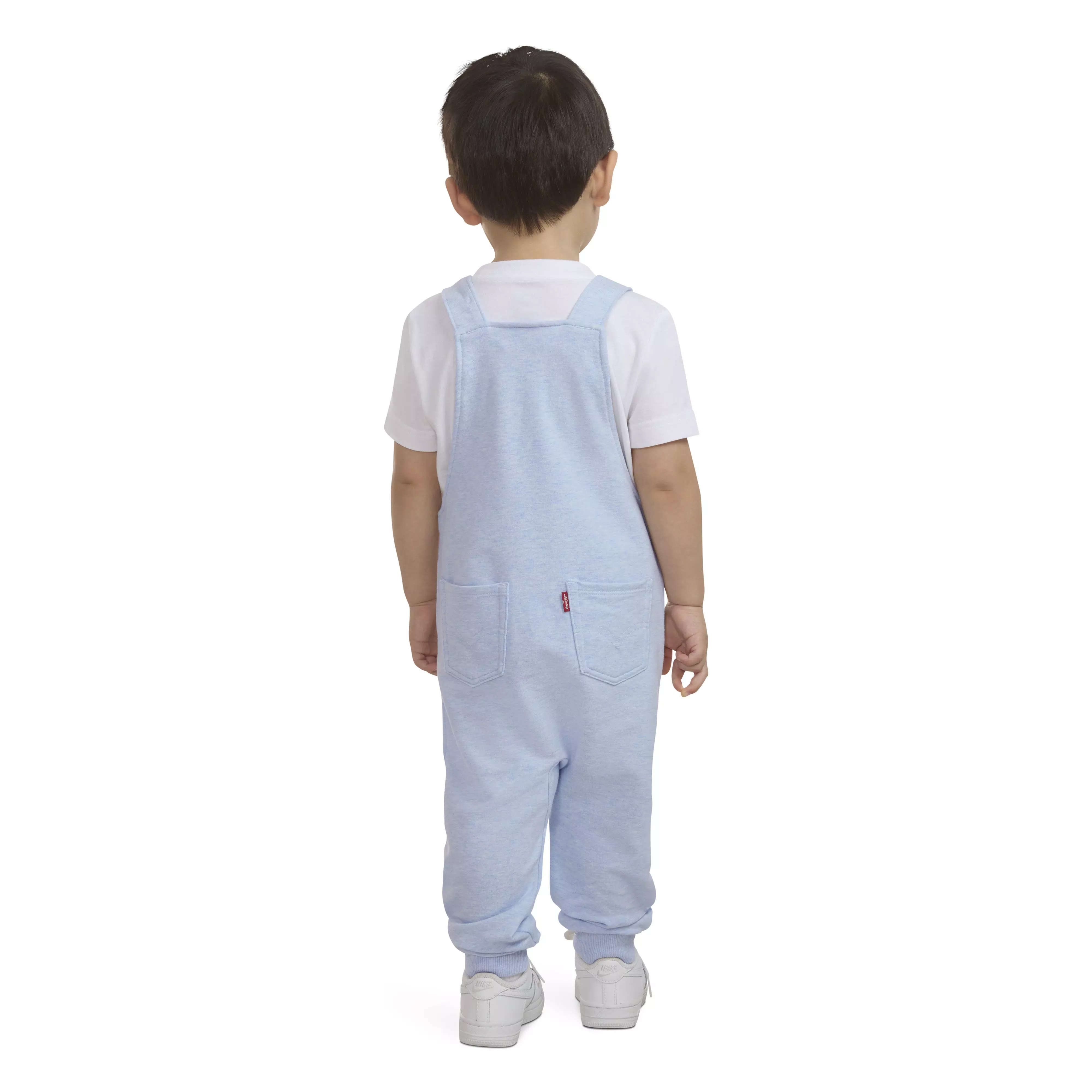 Levi's Toddler Boys' Front Arcuate Lt Mist Heather Pocket Overalls - LT MIST HEATHER