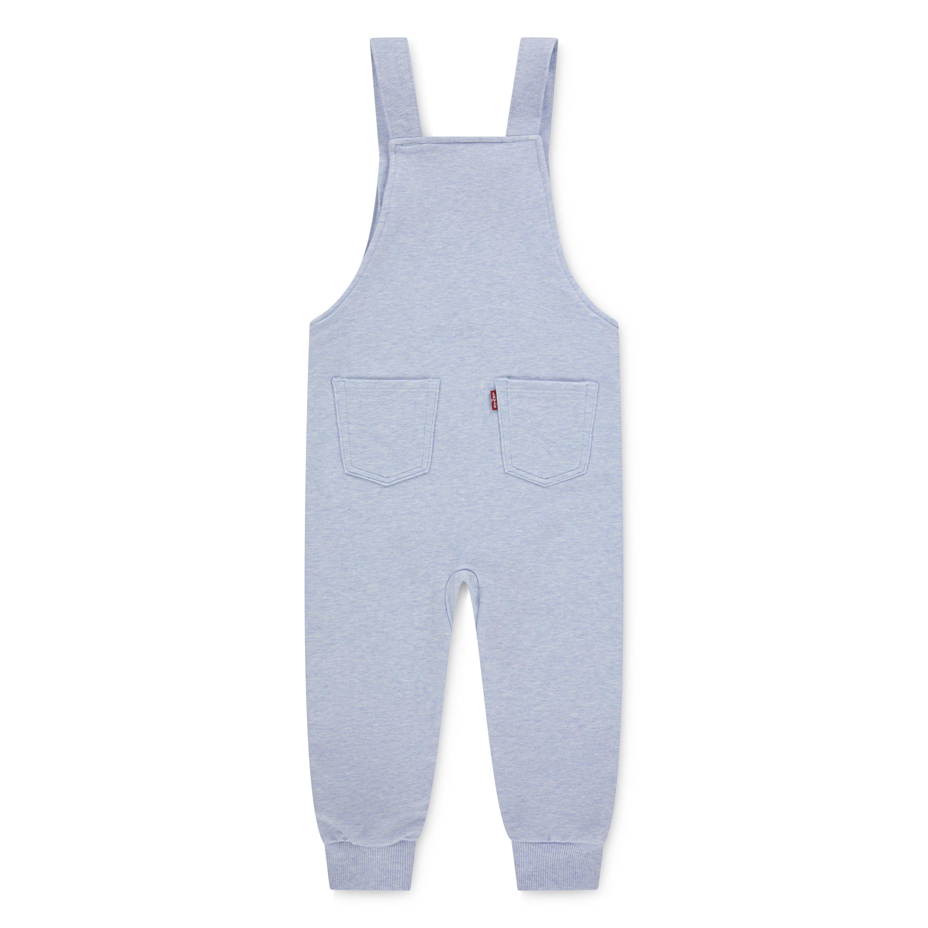 Levi's Toddler Boys' Front Arcuate Lt Mist Heather Pocket Overalls - LT MIST HEATHER Thumbnail View 6