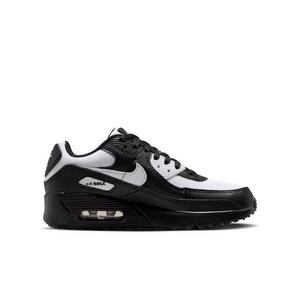 Nike Air Max 90 Mesh "Black/White" Grade School Boys' Shoe