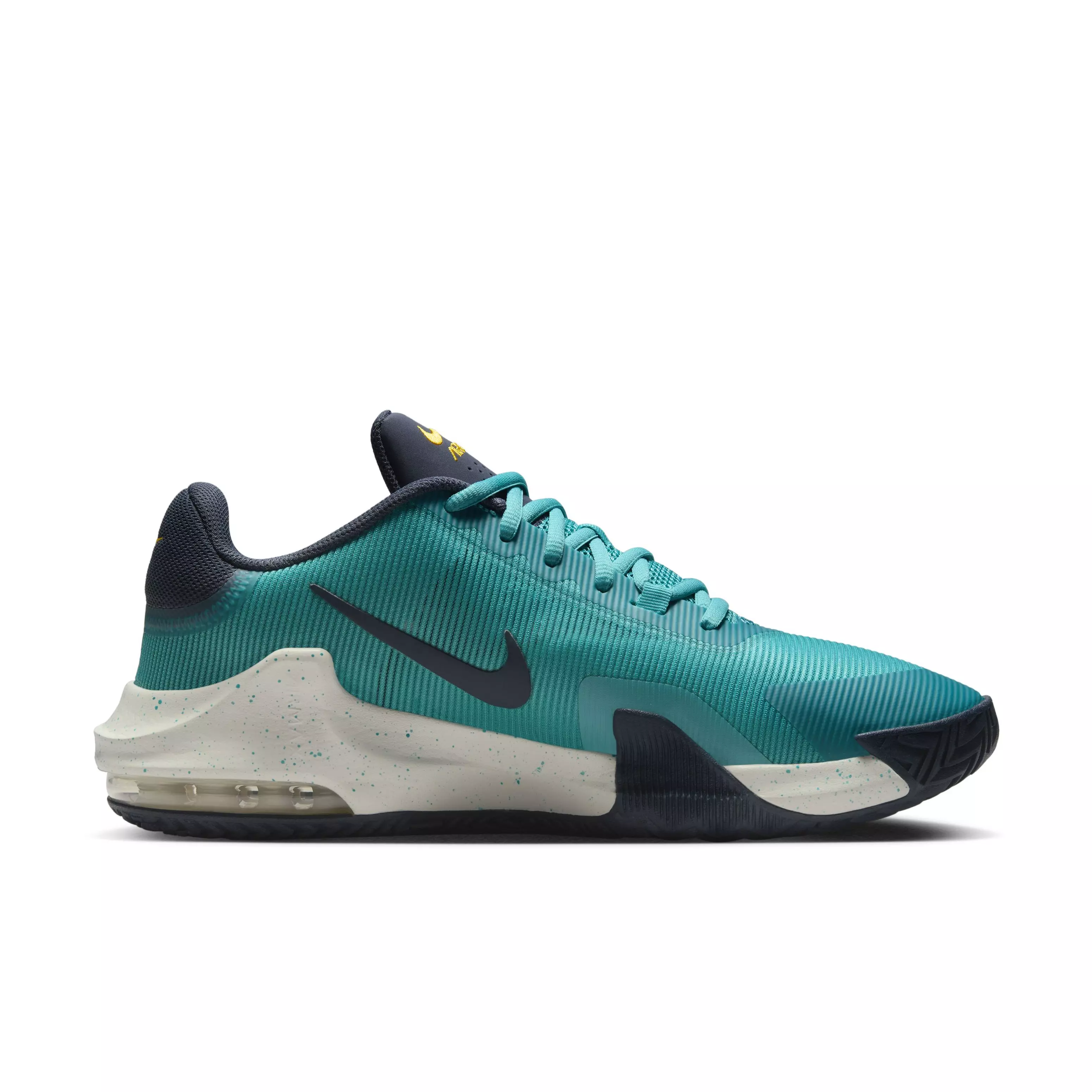 Nike Impact 4 "Dusty Cactus/Thunder Blue/Sea Glass/University Gold" Men's Basketball Shoe - CACTUS/BLUE/SEA GLASS/GOLD
