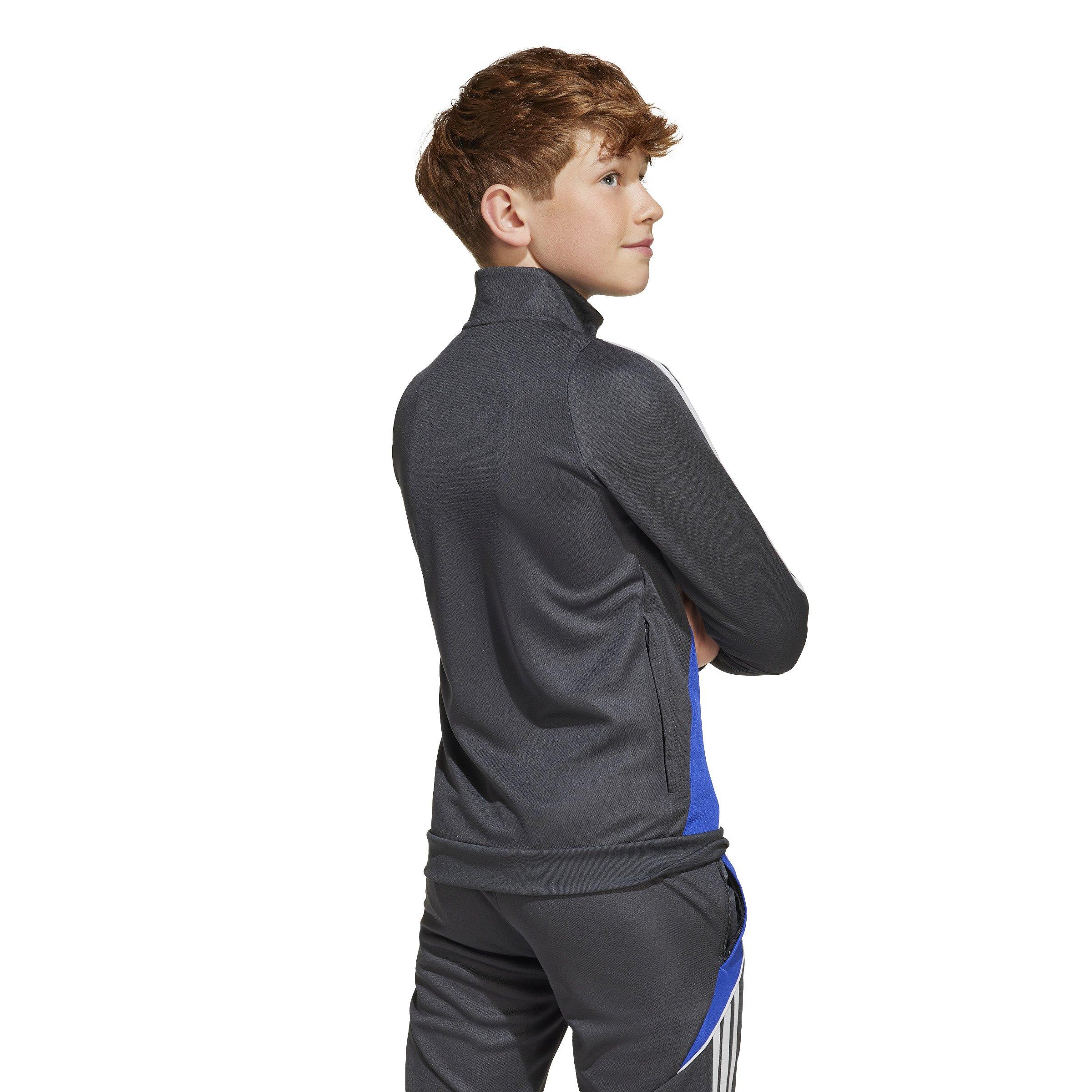 adidas Big Kids' Messi Soccer Jacket - Grey - GREY Thumbnail View 2