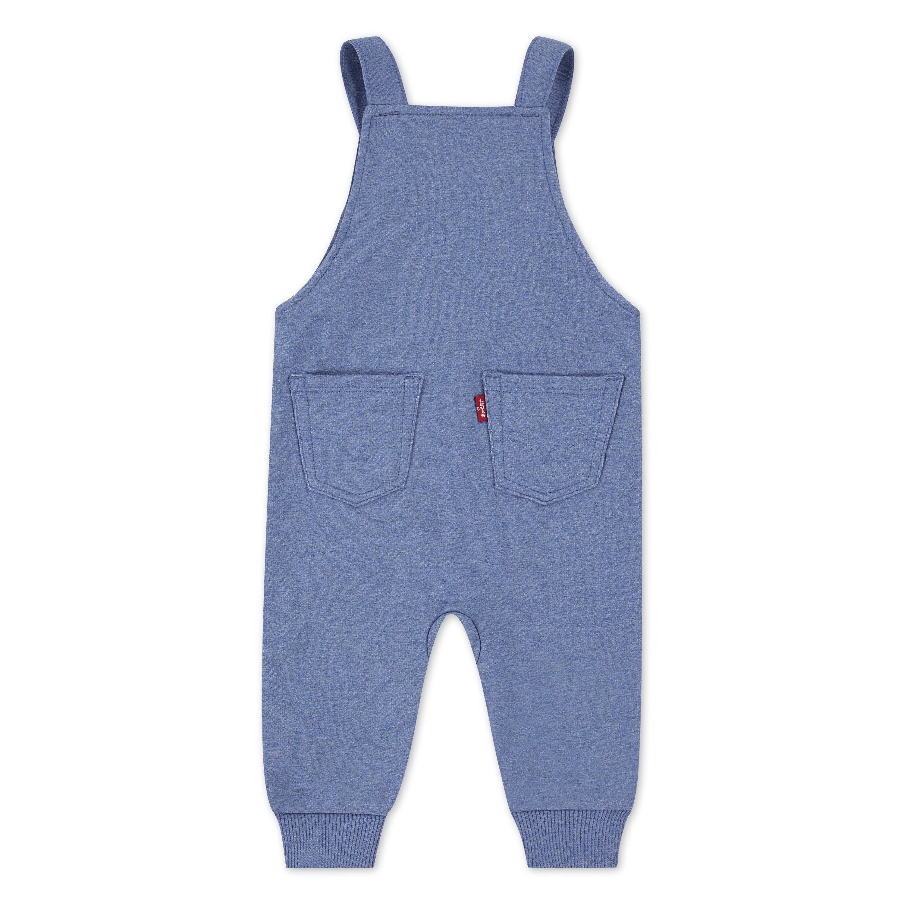 Levi's Front Arcuate Infant Boys' Atlantic Heather Pocket Overalls