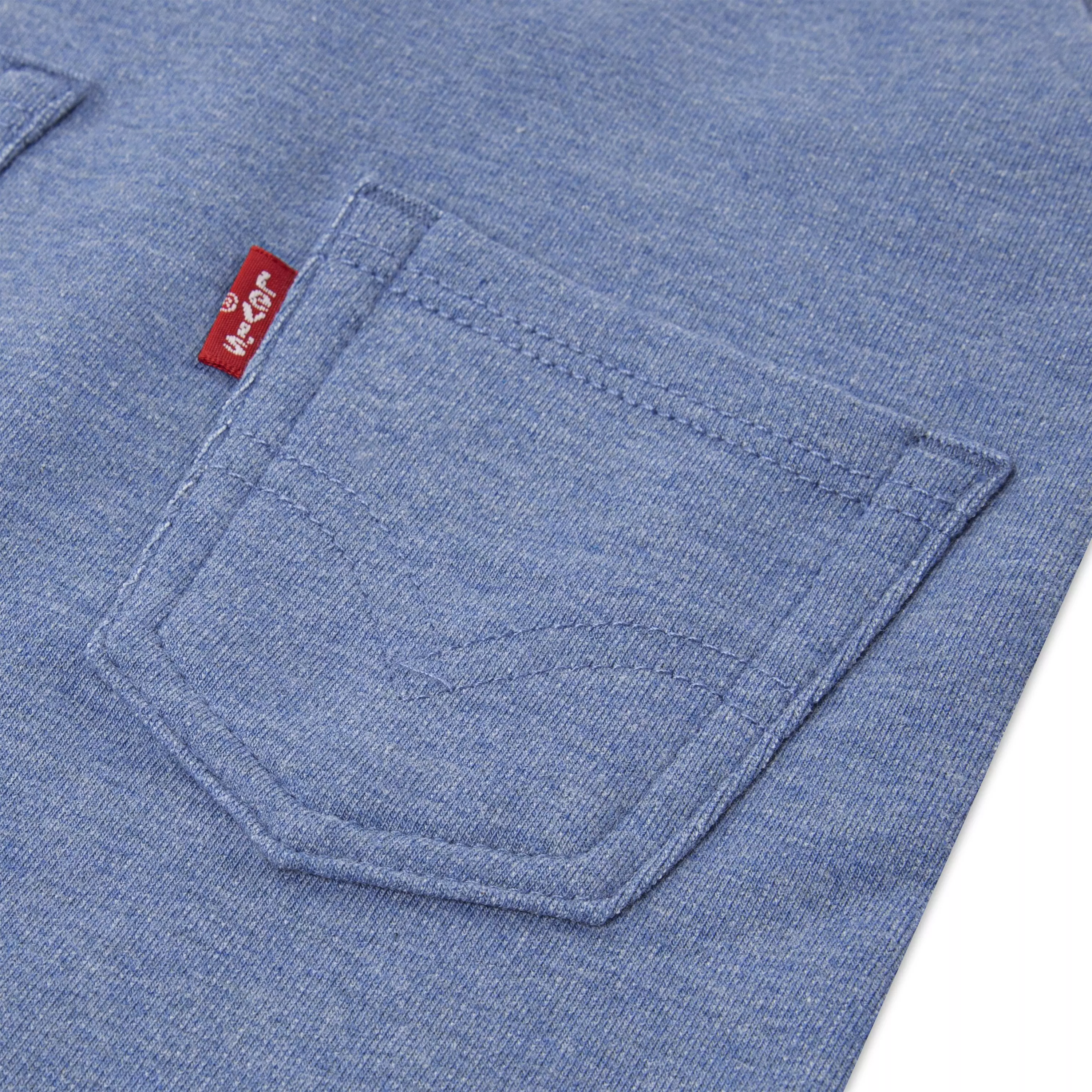 Levi's Infant Boys' Front Arcuate Atlantic Heather Pocket Overalls - ATLANTIC HEATHER