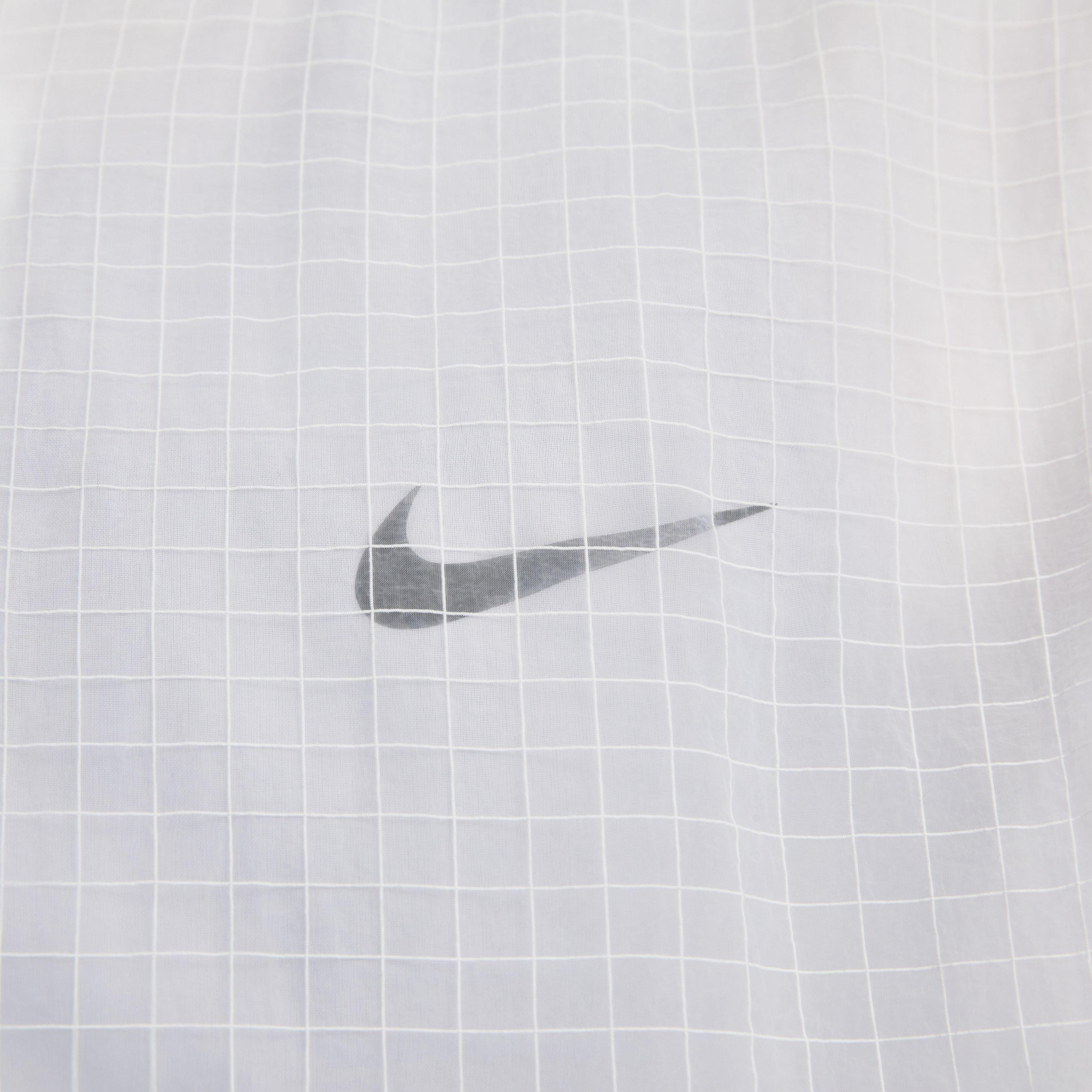 Nike Women's Sportswear Essential Woven Varsity Bomber Jacket - WHITE Thumbnail View 4